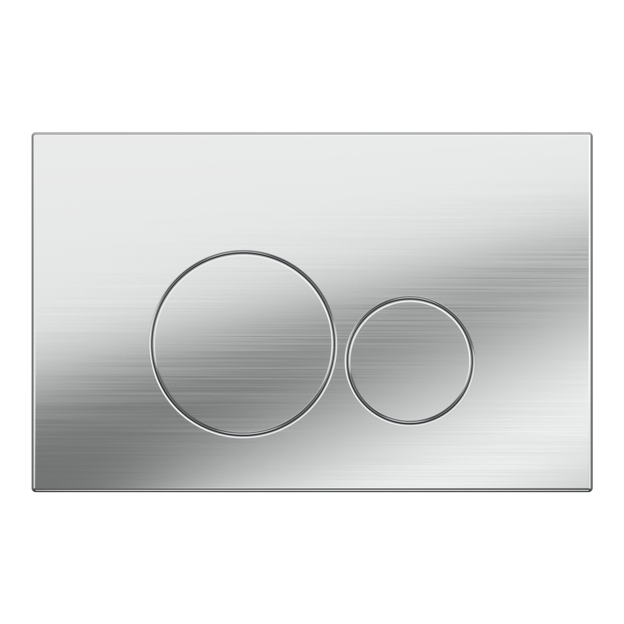 Push Plate Brushed Stainless Steel Compatible with Geberit Duofix Sigma / DELTA 2 Dual Flush