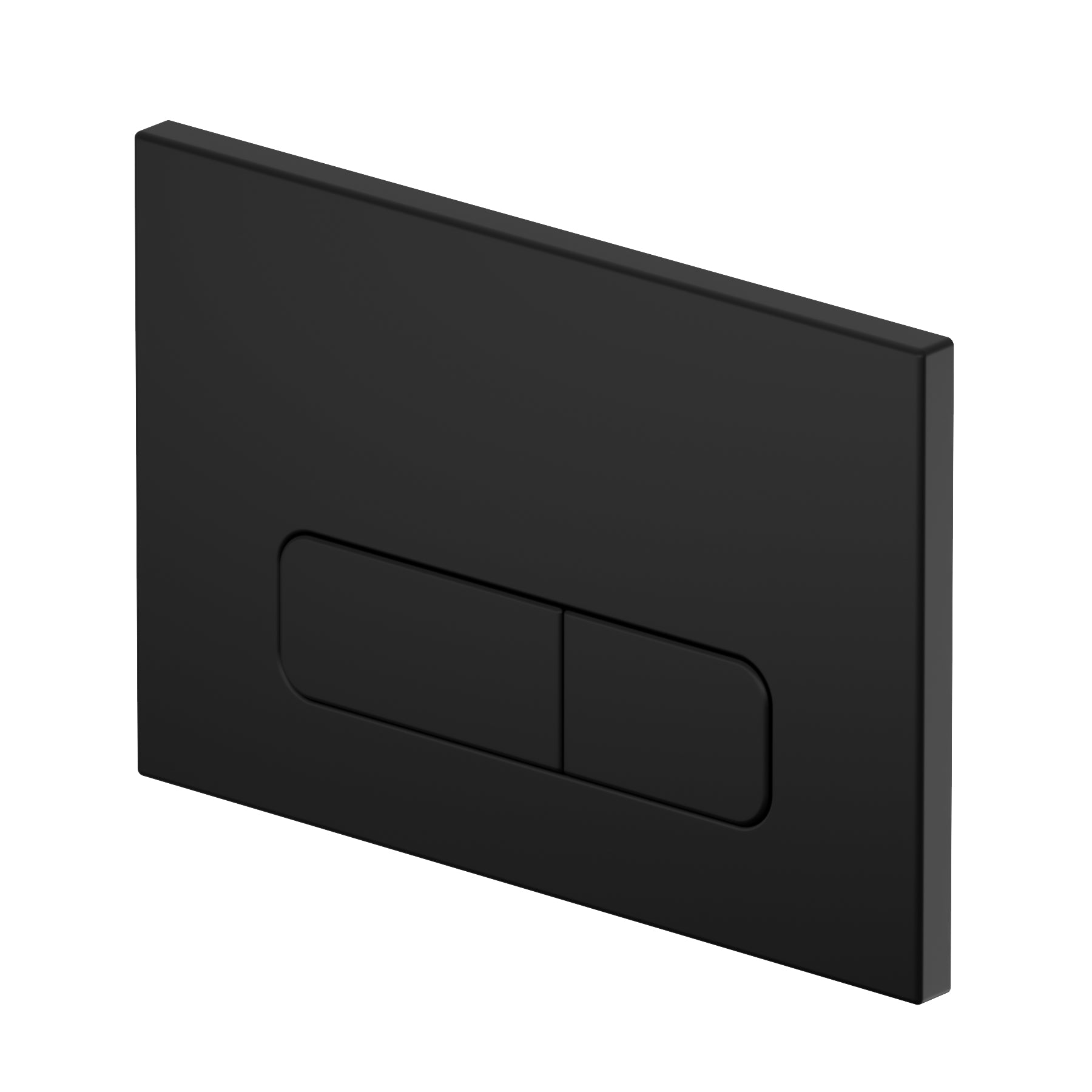 Plaque de commande noir mat compatible avec Geberit Duofix Sigma / Delta 2 pour double débit de chasse d'eau