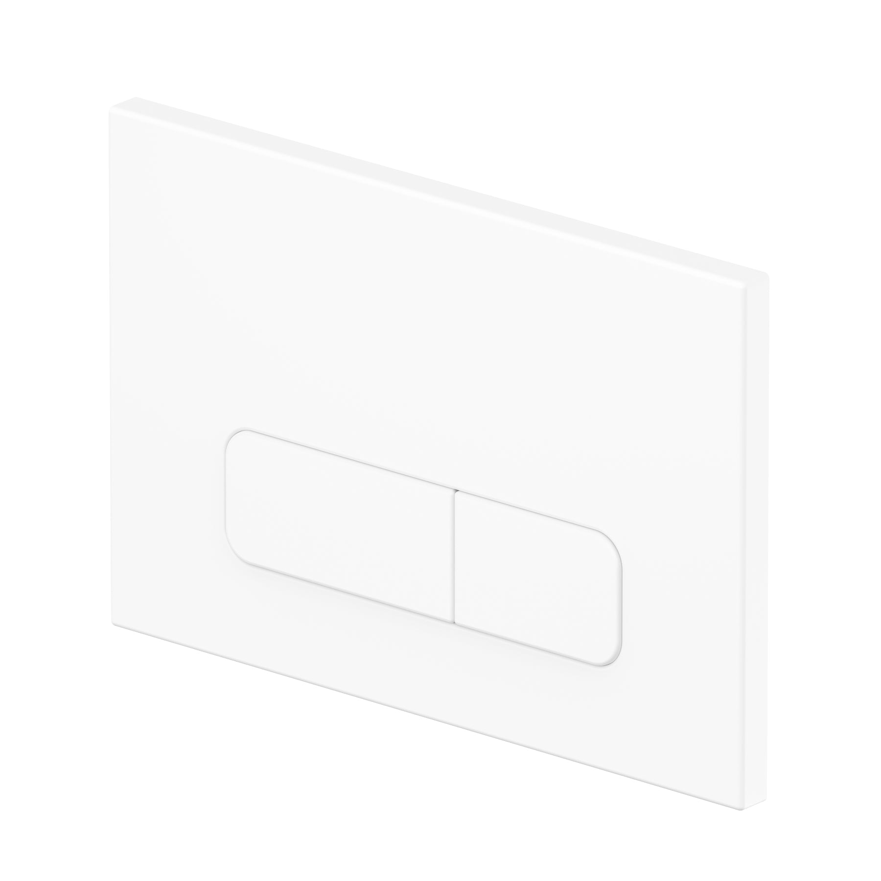 Plaque de commande blanc mat compatible avec Geberit Duofix Sigma / DELTA 2 double chasse d'eau