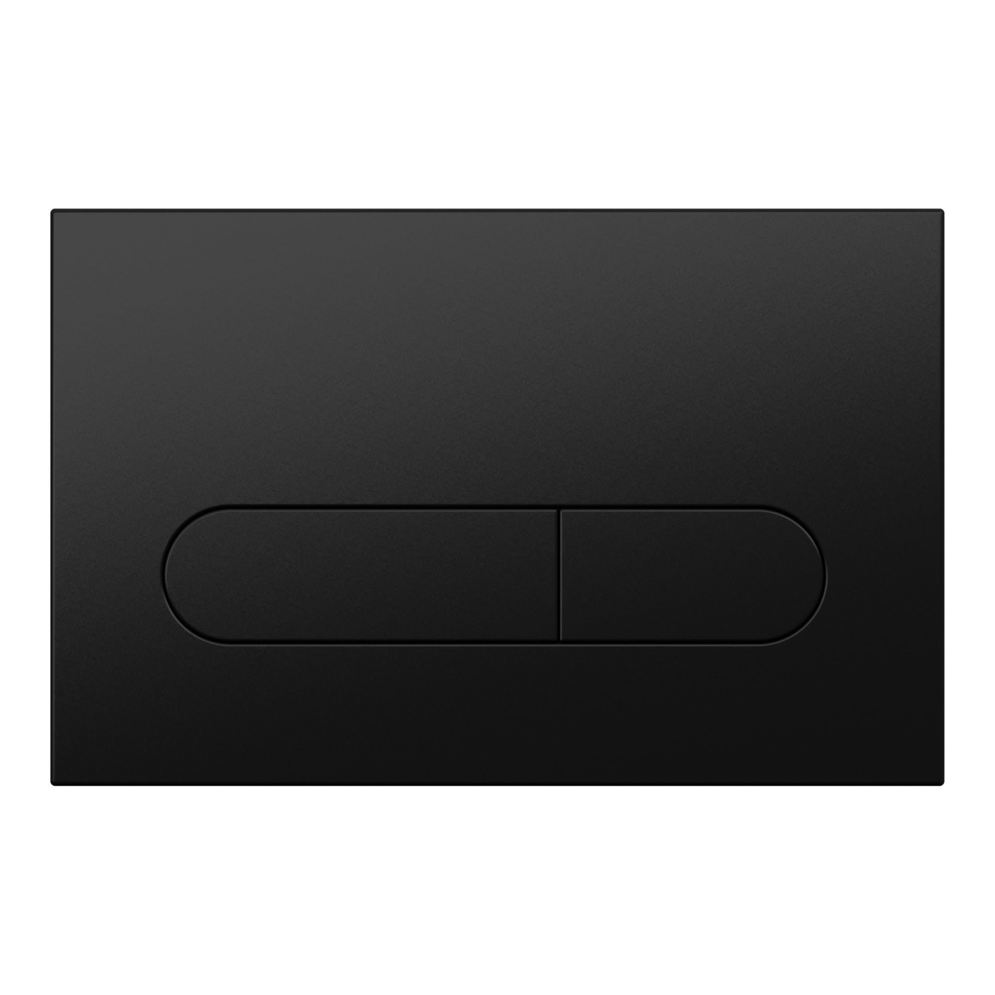 Flush Plate Black Matte ABS Compatible with Geberit Duofix Sigma / DELTA Dual Flush