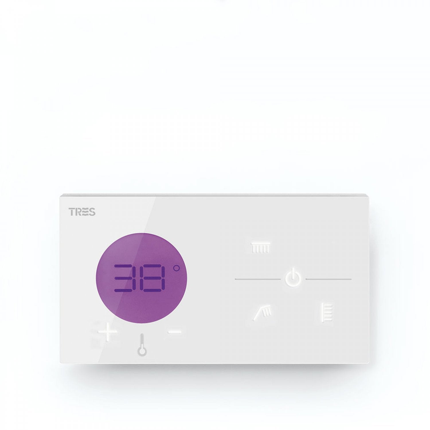 Commande thermostatique électronique encastrée pour douche