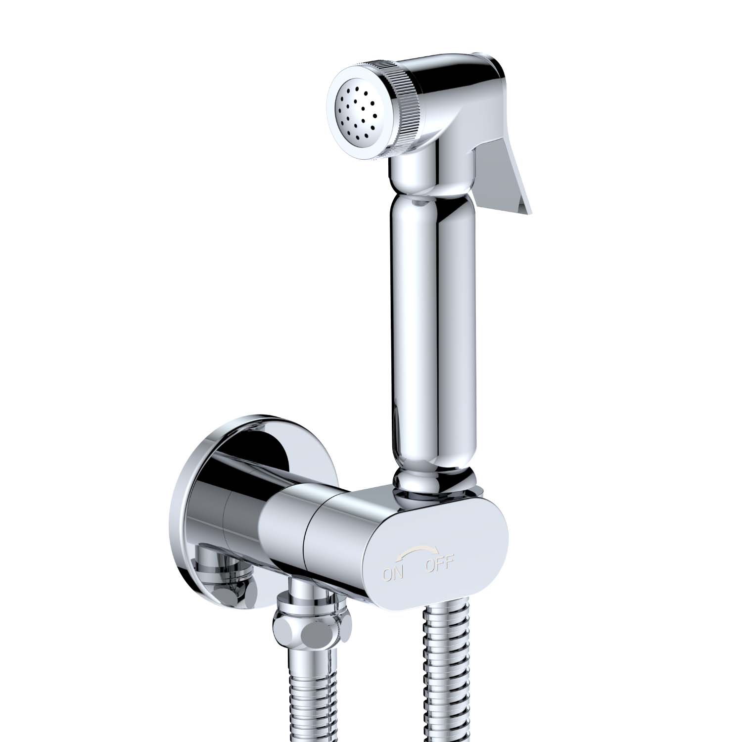 Ensemble complet de douche à main WC/bidet SOHO avec robinet d'arrêt