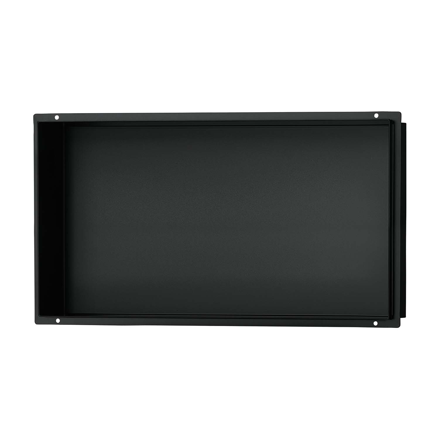 Niche murale Stilform 60x30 sans cadre acier inoxydable noir mat
