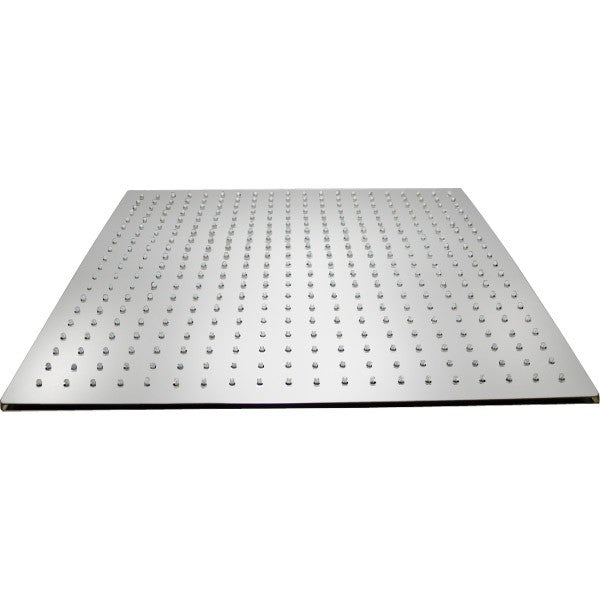 Pomme de douche pluie de luxe en acier inoxydable 500x500 mm avec 361 buses, tête de douche 50 cm