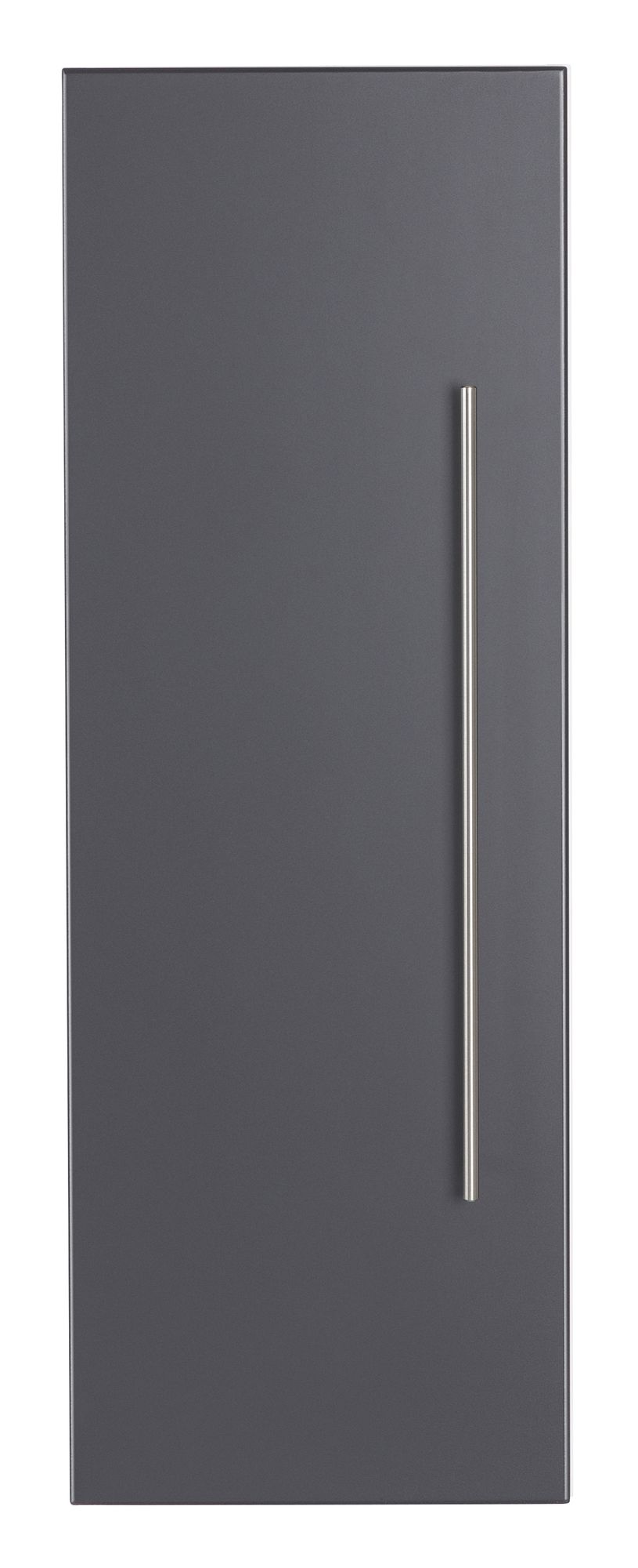 Hochschrank Basic 100, Farben: weiß/weiß hochglanz, weiß/schwarz seidenglanz,weiß/anthrazit seidenglanz, weiß/eiche hell, weiß/beton