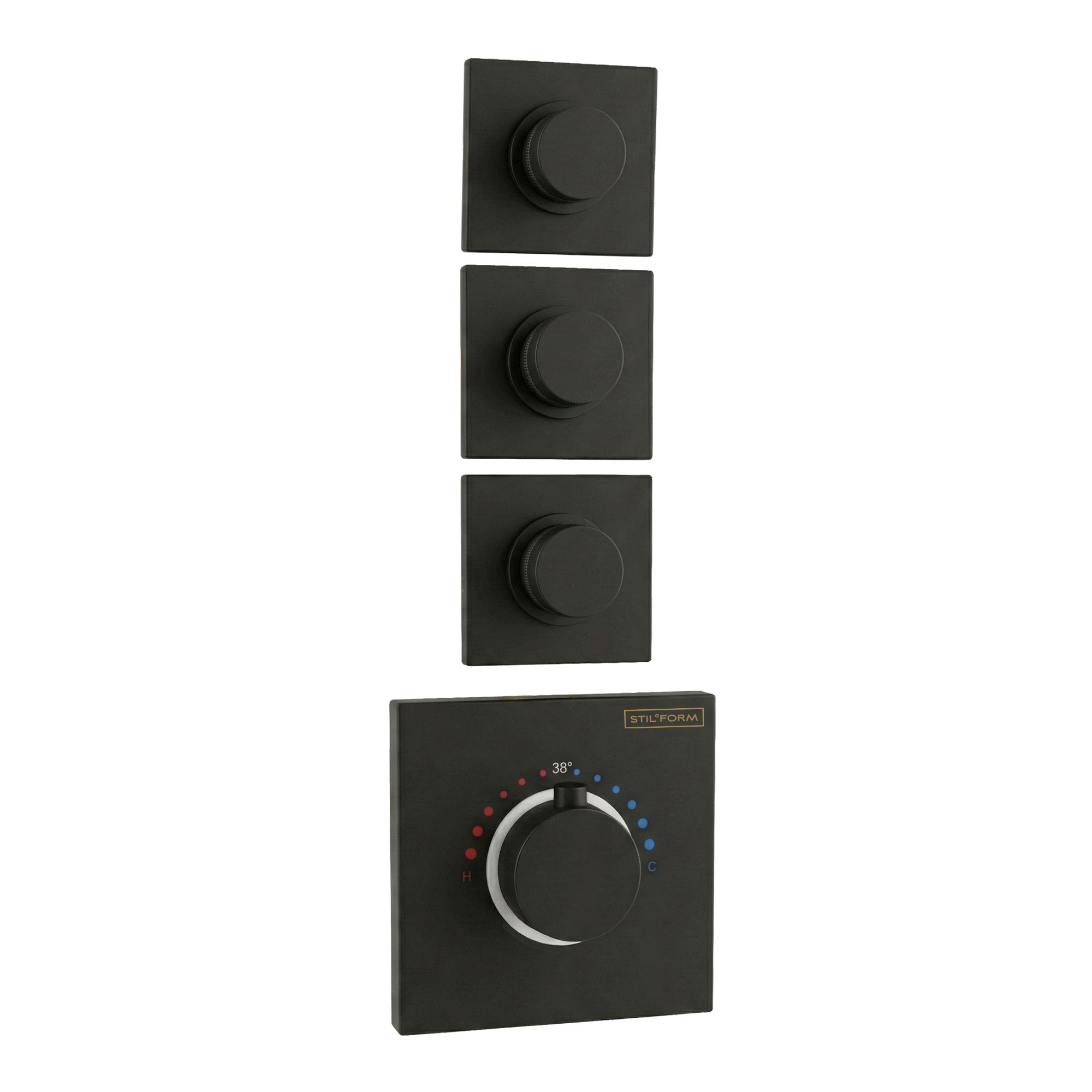 Soho 3 Wege Unterputz Thermostat Armatur