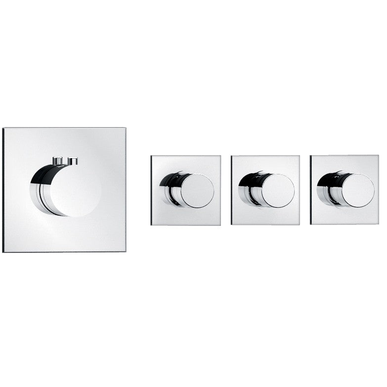 Mitigeur thermostatique encastré Soho 3 voies