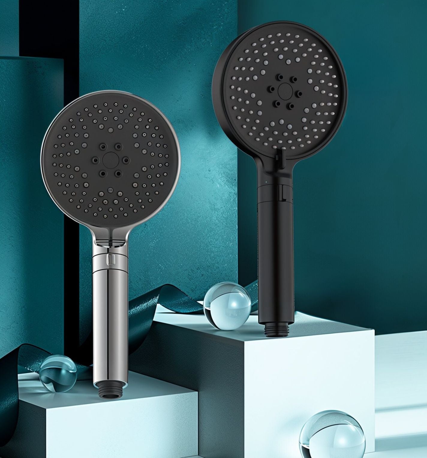 Stilform Premium Douchette à main Soho 3 types de jets chromé 120mm