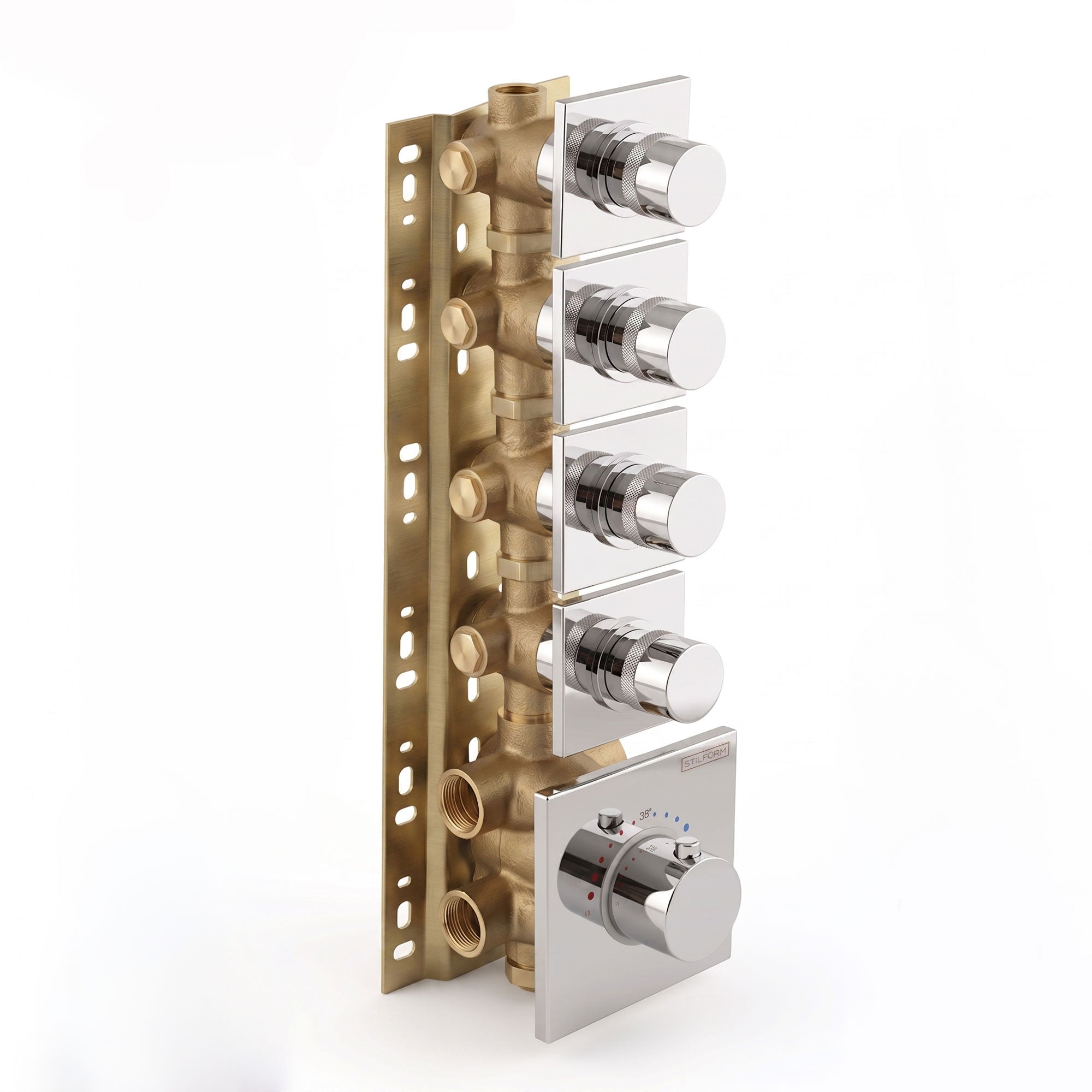 Soho 4 Wege Unterputz Thermostat Armatur inkl UP-Körper