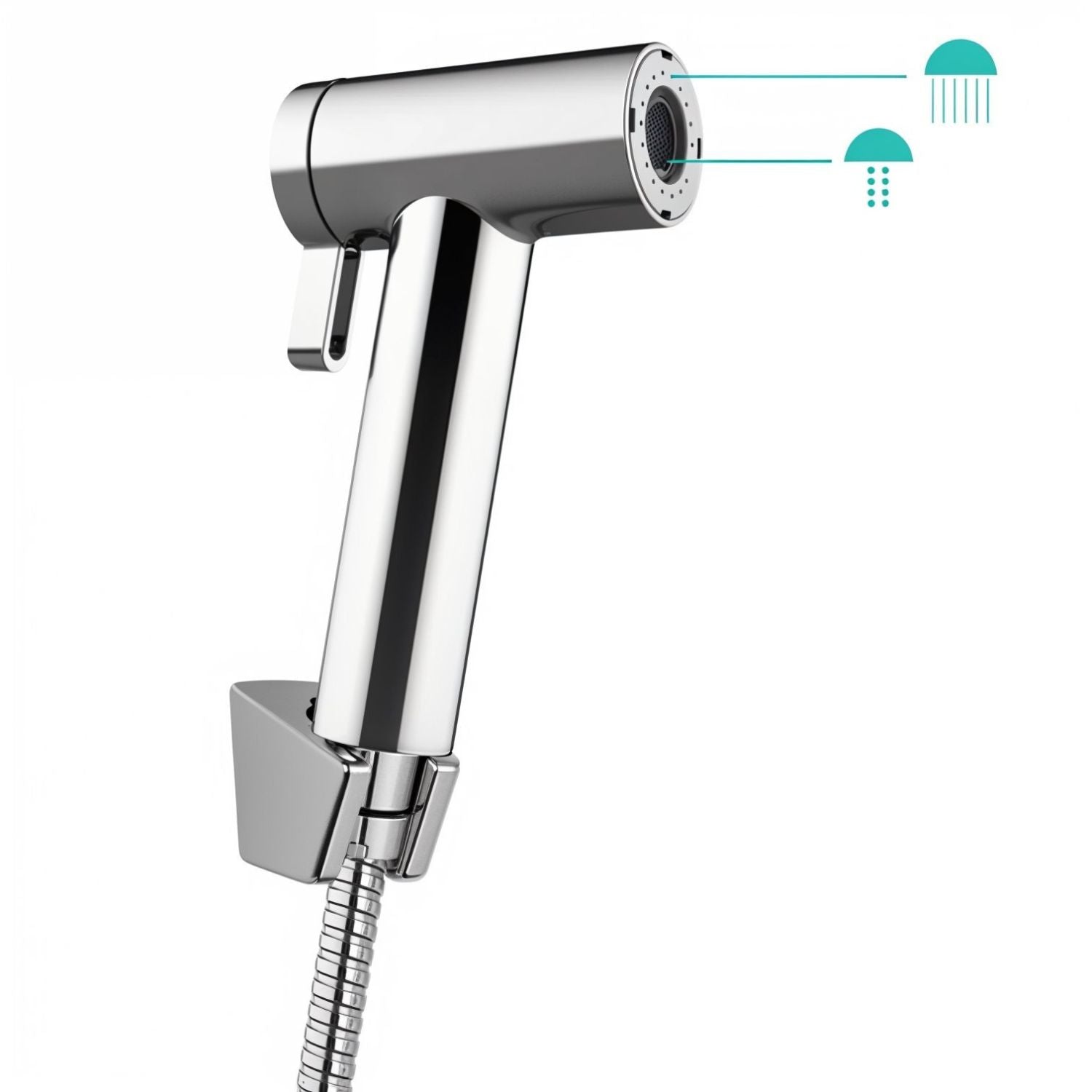 Douche WC/bidet design DUAL massive - Ronde