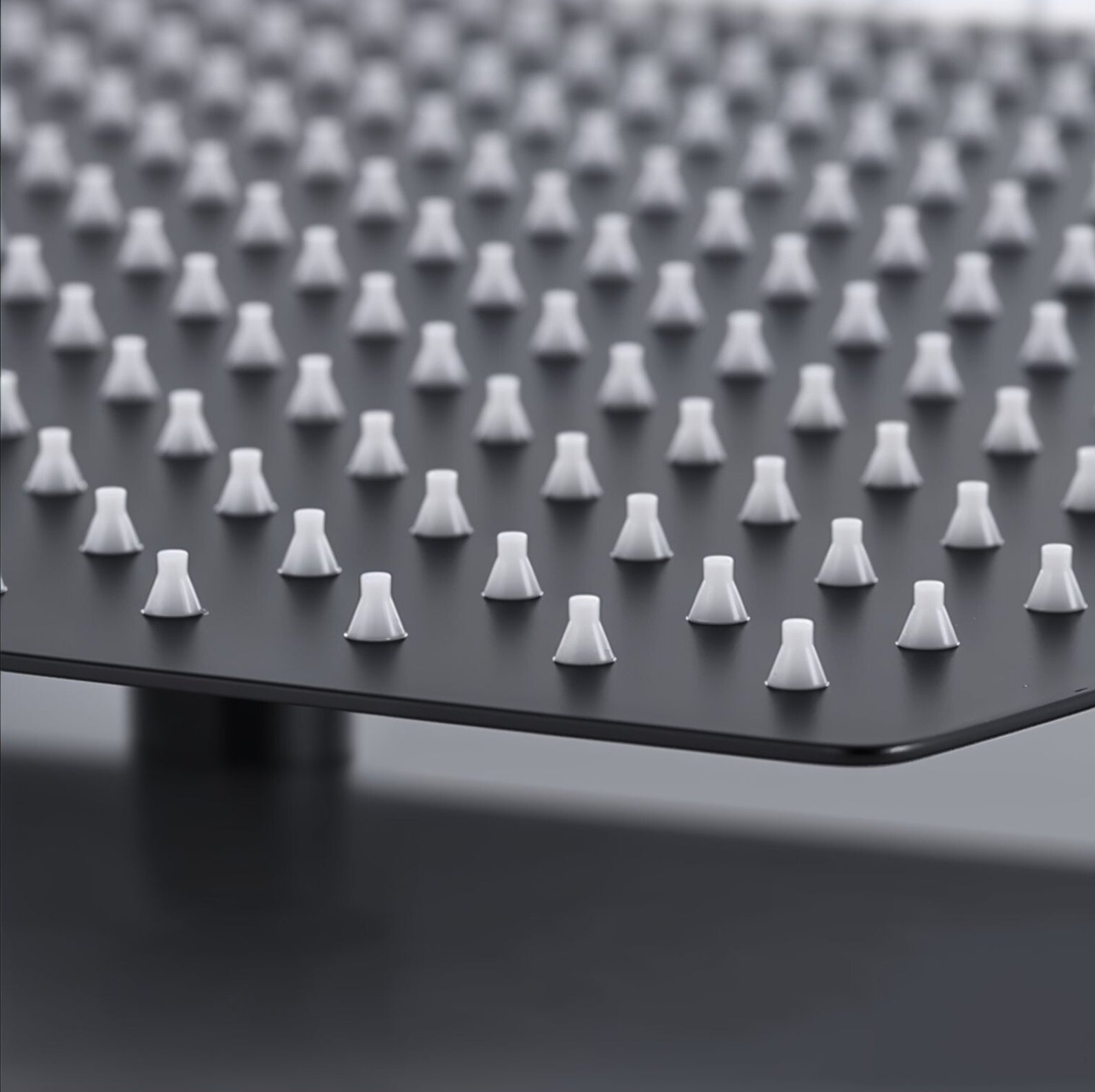 Douchette de luxe Stilform en acier inoxydable 30x30 cm ULTRA PLATE noire mate