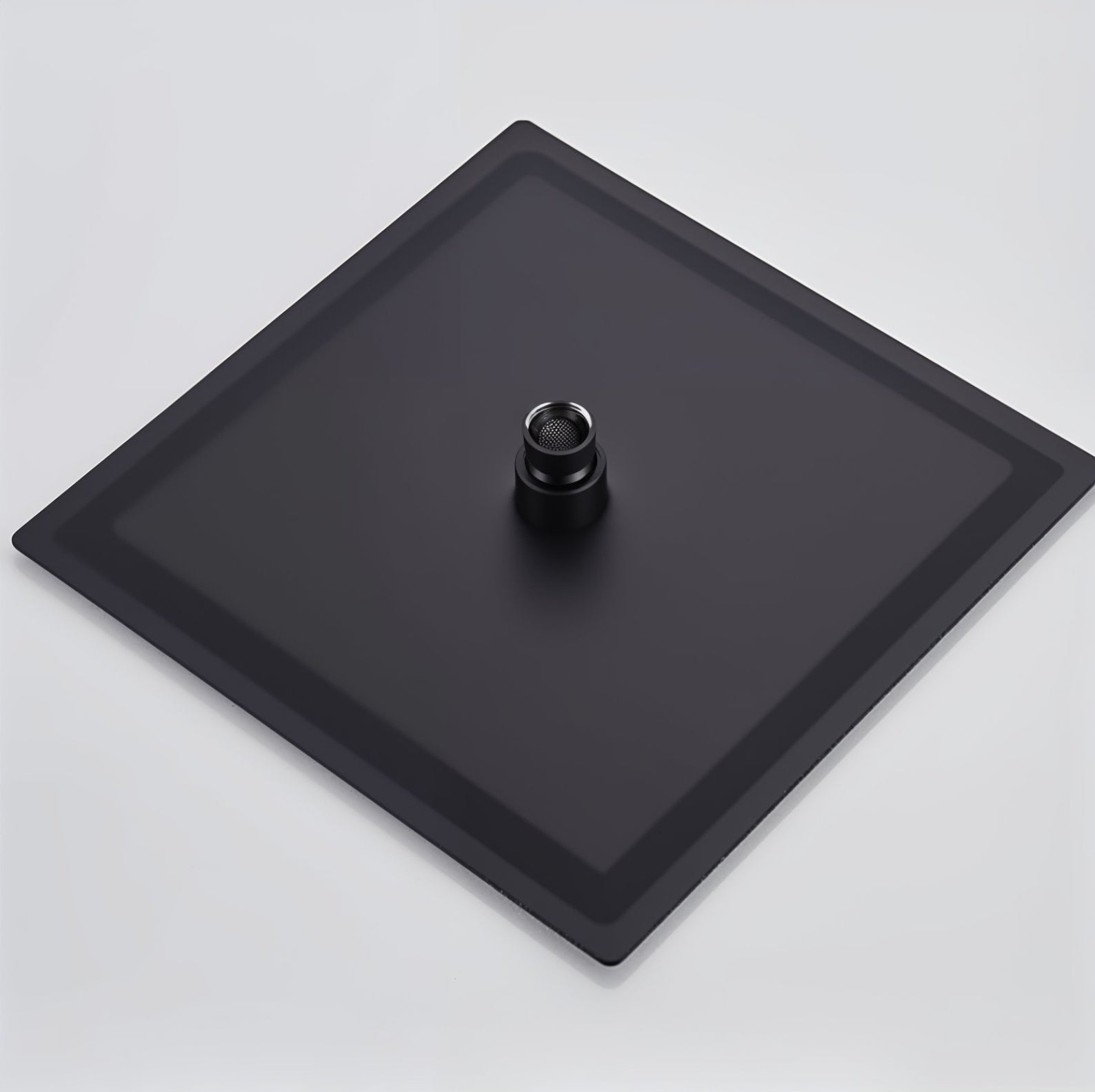 Douchette de luxe Stilform en acier inoxydable 30x30 cm ULTRA PLATE noire mate