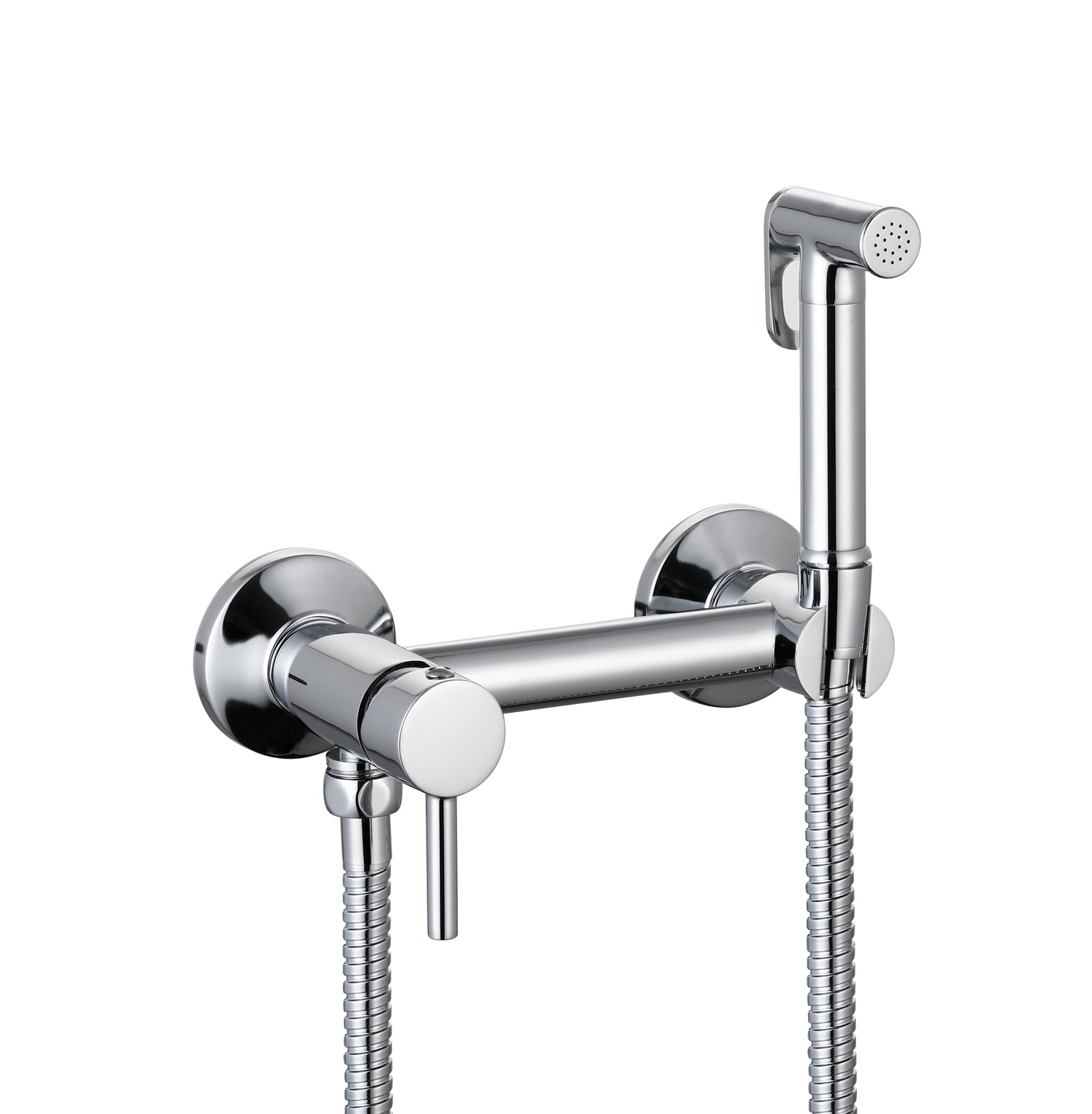 Set completo doccetta WC/Bidet con miscelatore esterno