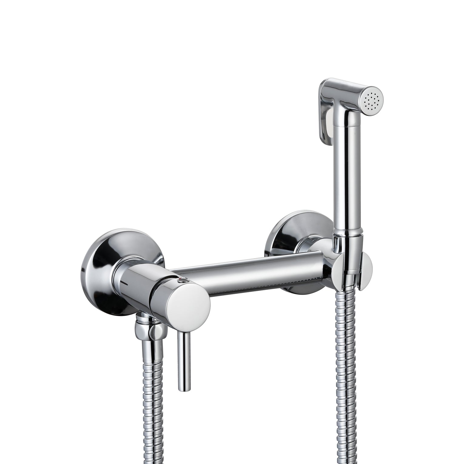 Design WC/Bidet Handbrause Komplett Set mit Mischer Aufputz