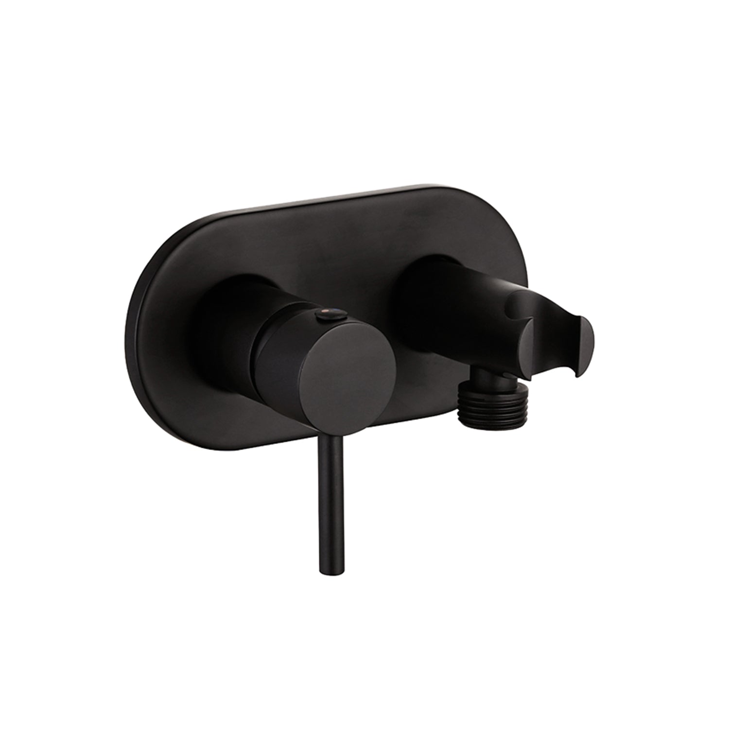 Set complet de douchette WC/Bidet avec mitigeur encastré, noir mat