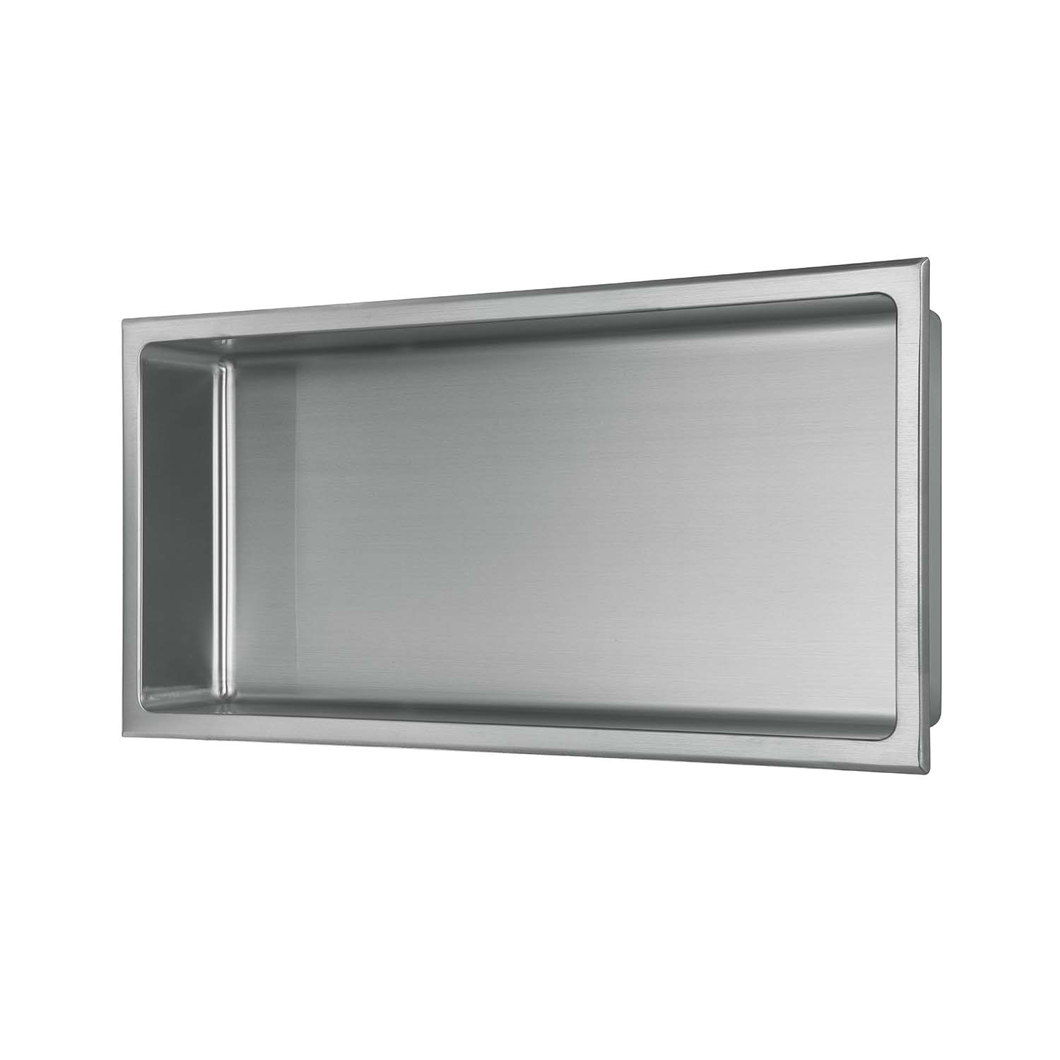 Niche murale Stilform en acier inoxydable brossé, dimensions 30x30, 60x30 ou 90x30 cm