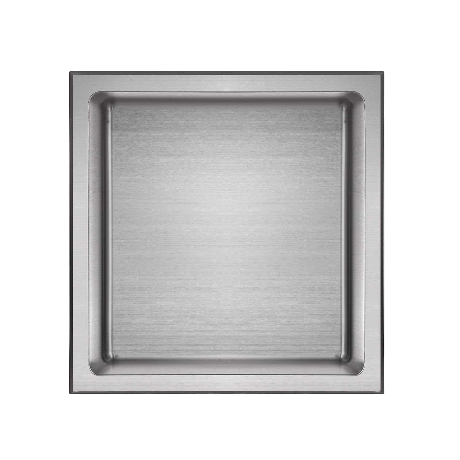 Niche murale Stilform en acier inoxydable brossé, dimensions 30x30, 60x30 ou 90x30 cm