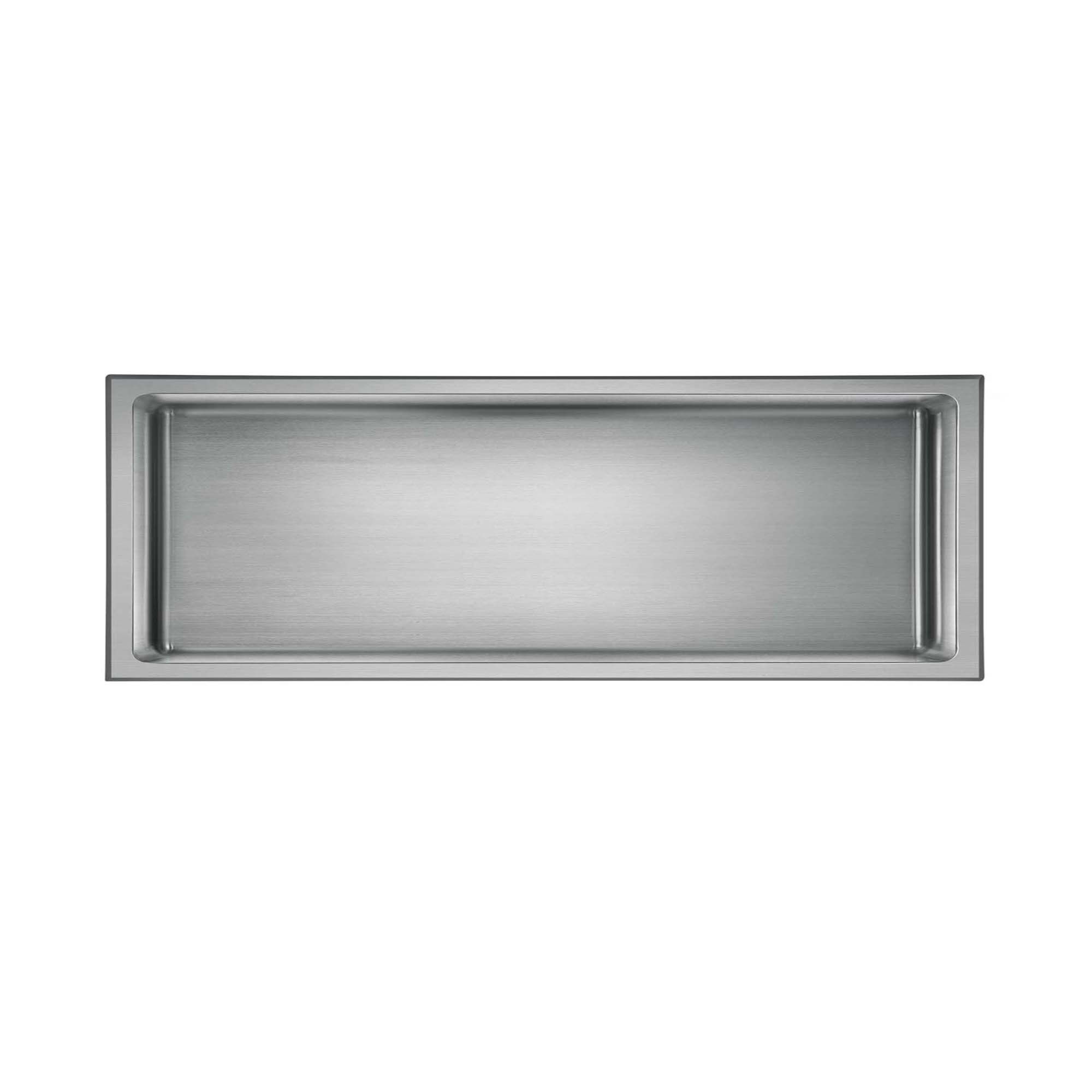 Niche murale Stilform en acier inoxydable brossé, dimensions 30x30, 60x30 ou 90x30 cm