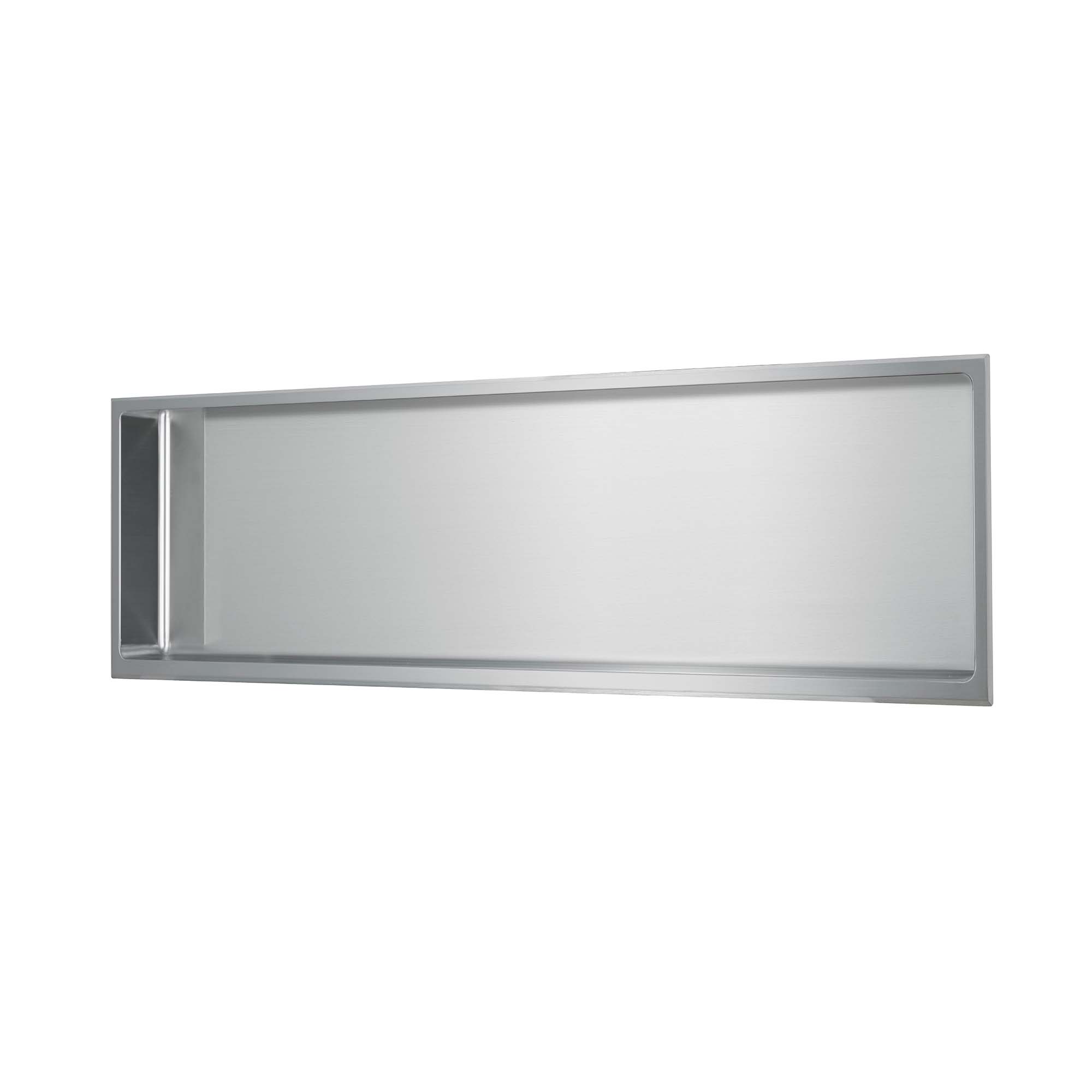 Niche murale Stilform en acier inoxydable brossé, dimensions 30x30, 60x30 ou 90x30 cm