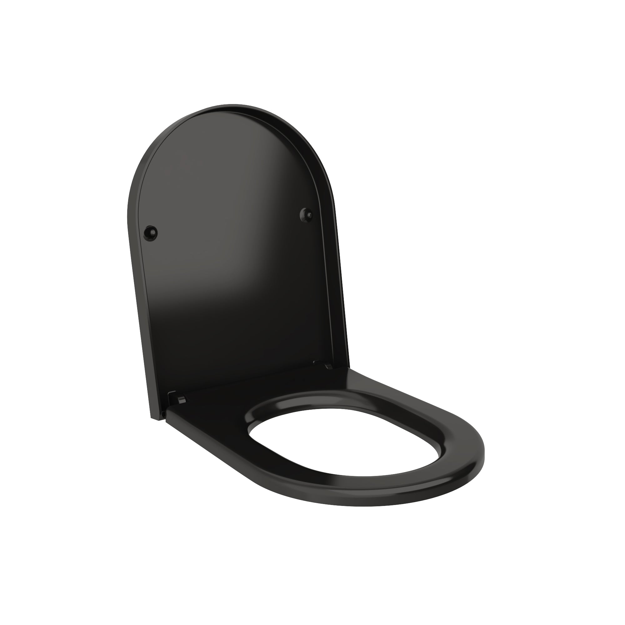 Abattant WC Soho avec descente assistée en noir mat (Duroplast)