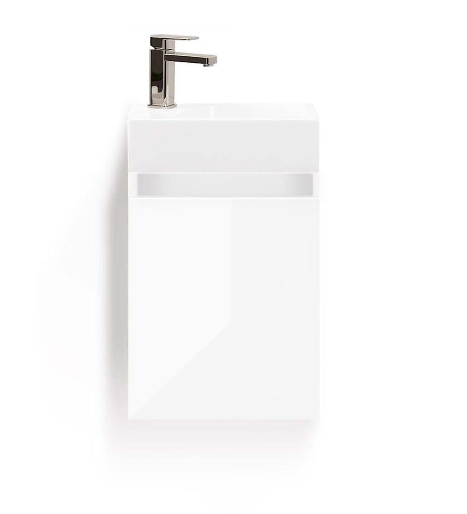 Meuble sous-lavabo avec lavabo pour WC invités