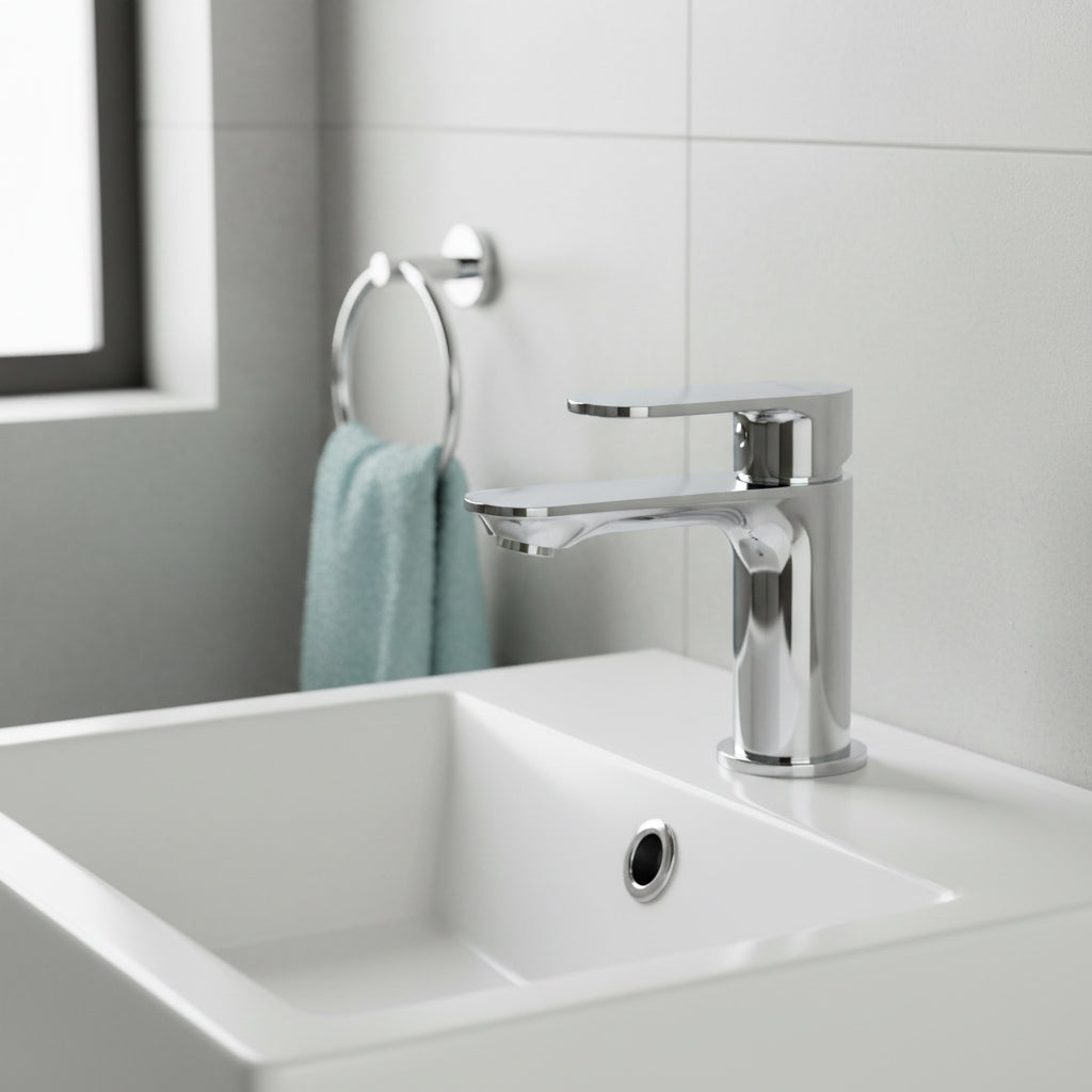 Stilform Modern Washbasin Faucet Soho Series Chrome or Matte Black