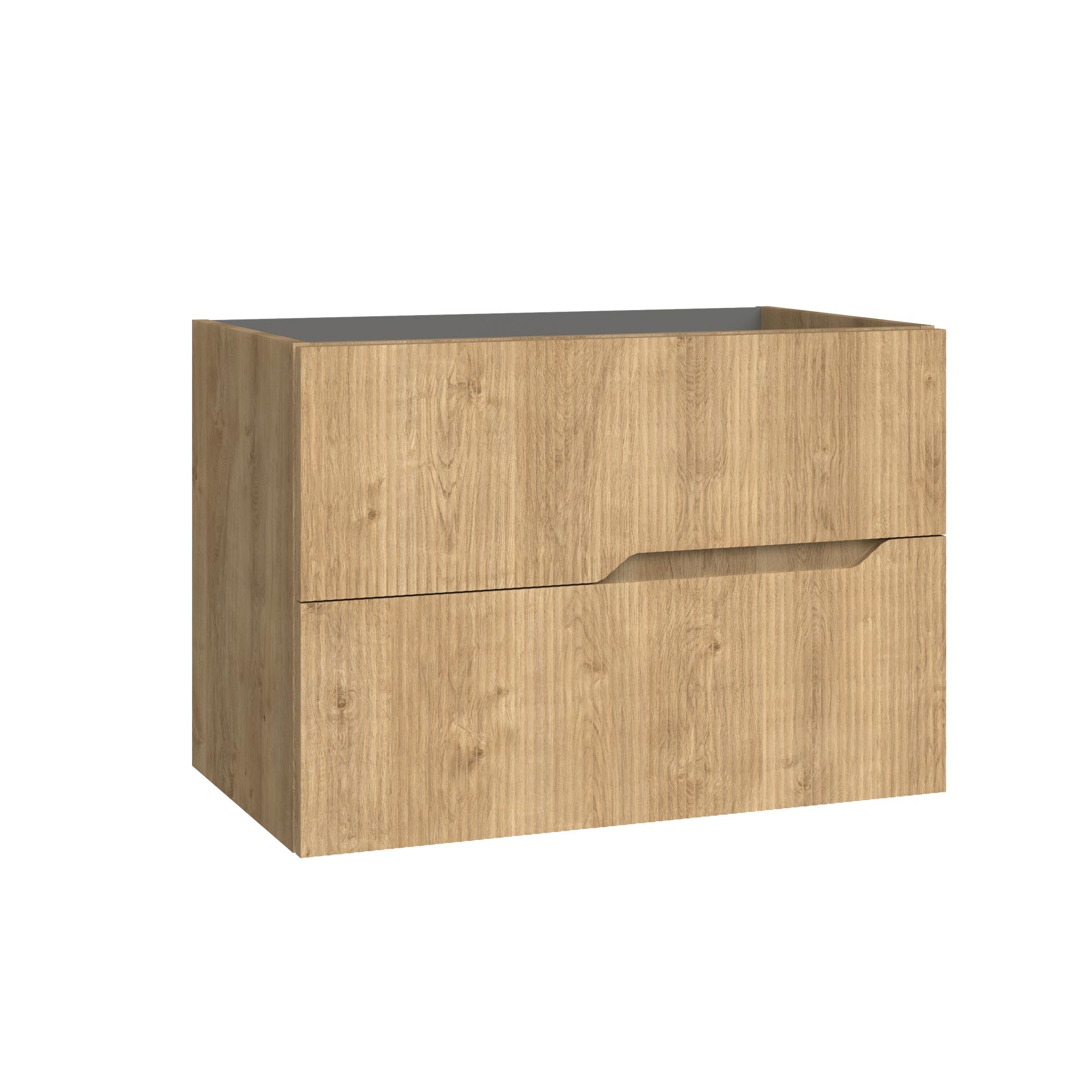 Bamboo – Waschtisch mit Unterschrank Set in Eiche Natur