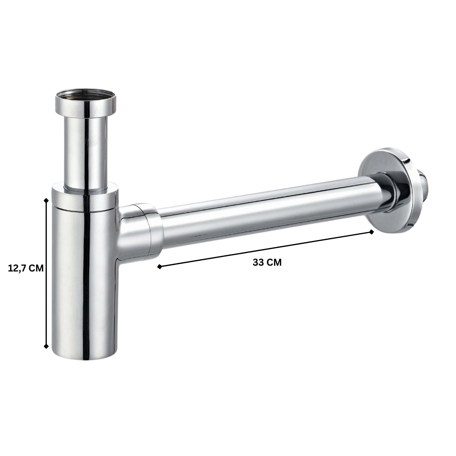 Siphon minimal avec clapet anti-odeurs