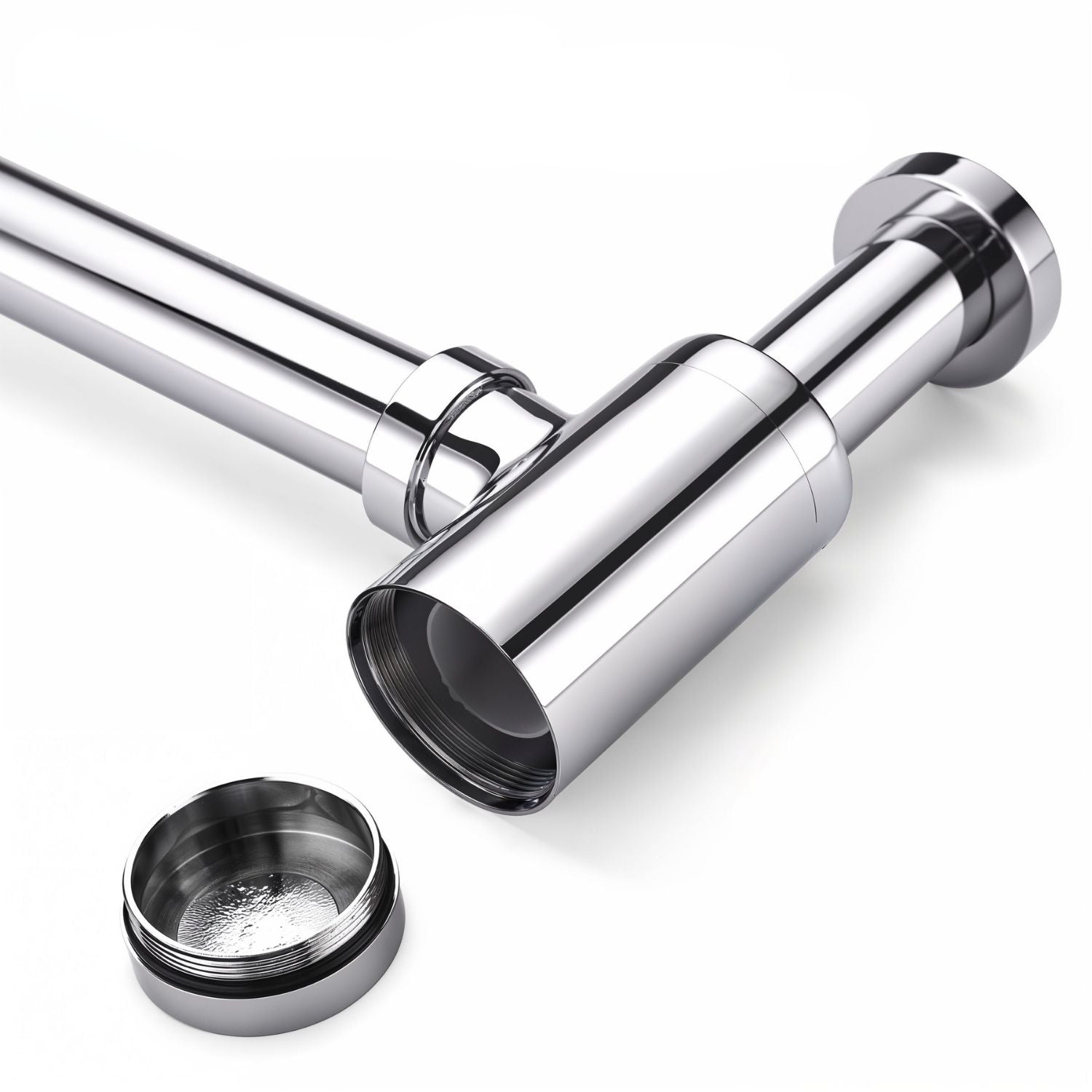 Siphon minimal avec clapet anti-odeurs