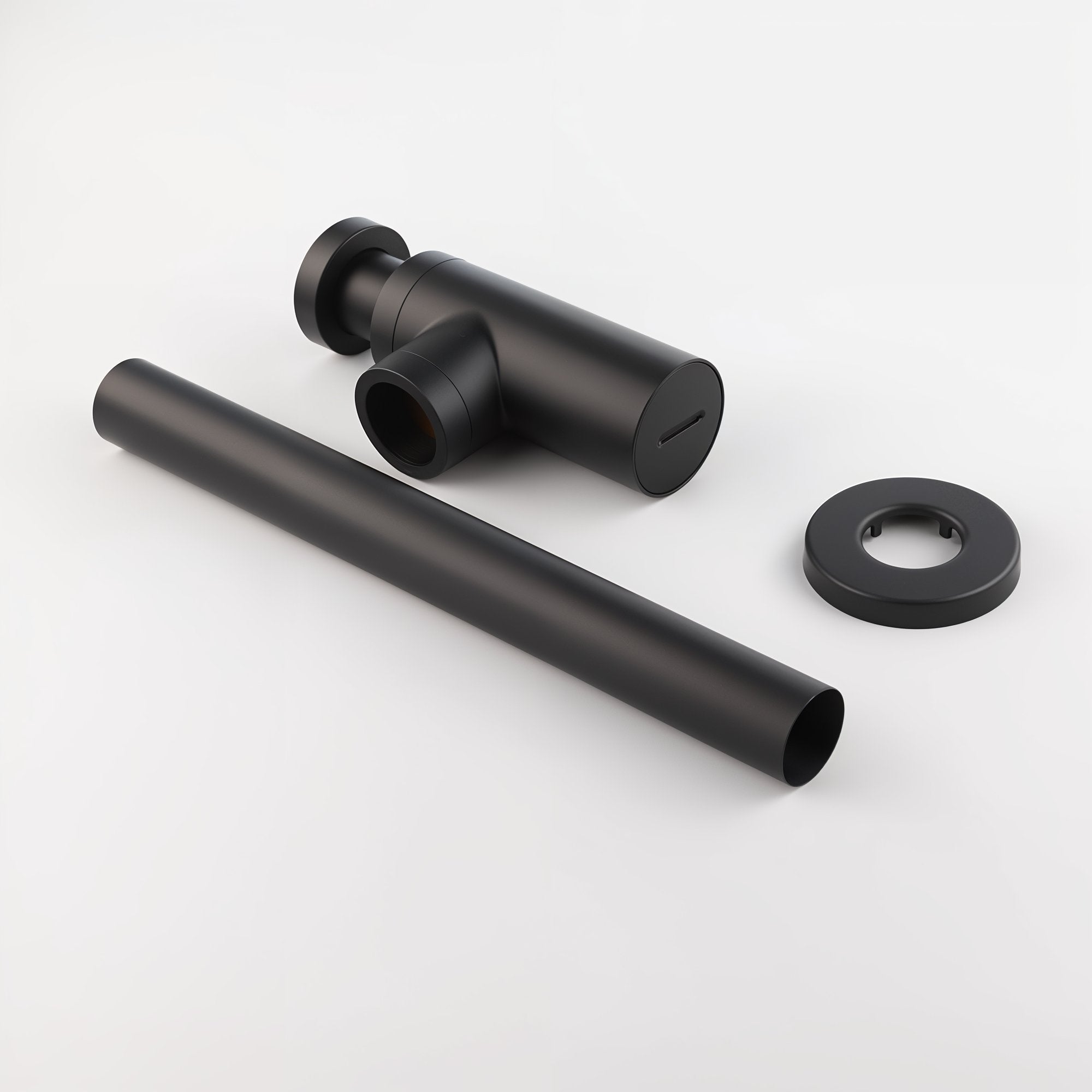 STILFORM Siphon design "Minimal" avec clapet anti-odeurs, noir mat