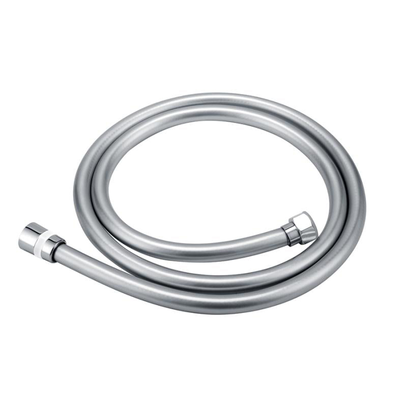Stilform Flexible de douche argenté 150 cm avec protection anti-pli, finition inox