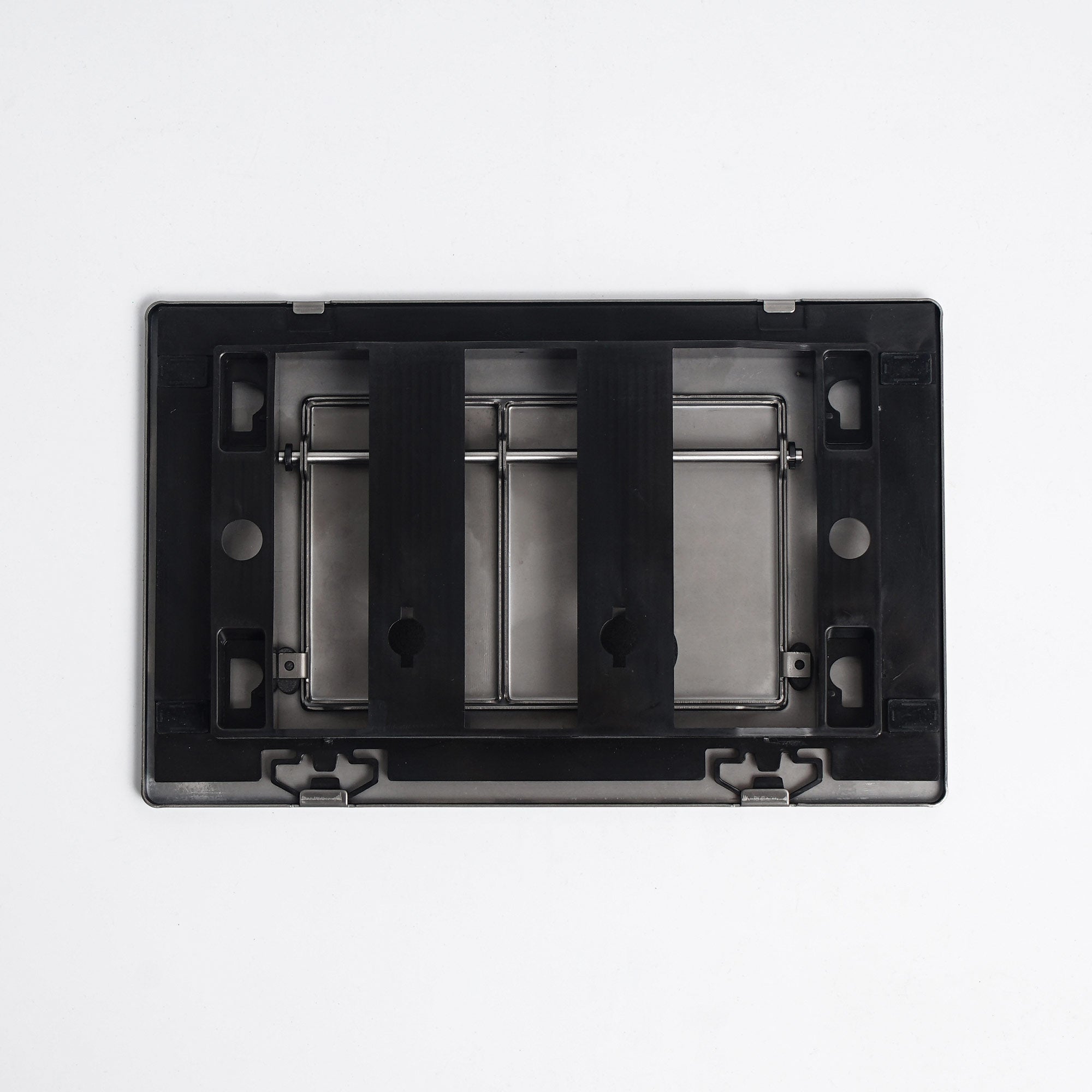 Drückerplatte Gunmetal fein gebürstet - Kompatibel mit Geberit Sigma (UP 320)