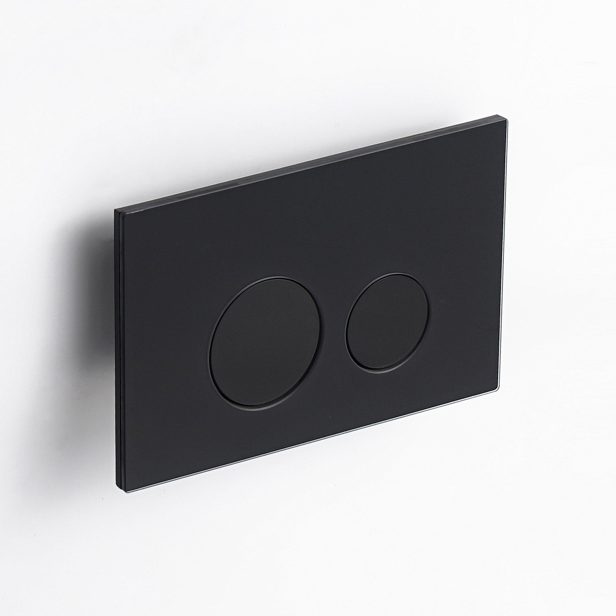 Plaque de commande en verre noir - Compatible avec Geberit Sigma (UP 320)