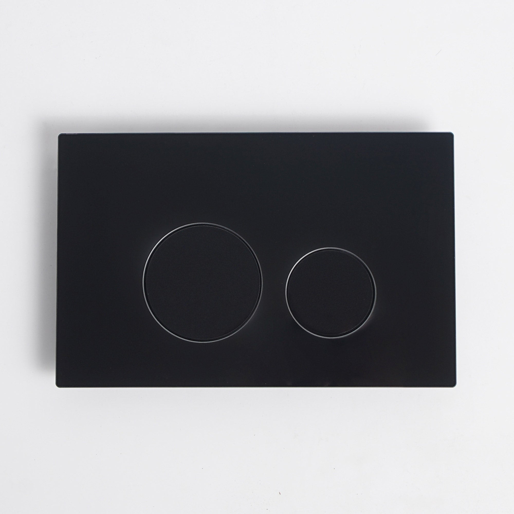 Plaque de commande en verre noir - Compatible avec Geberit Sigma (UP 320)