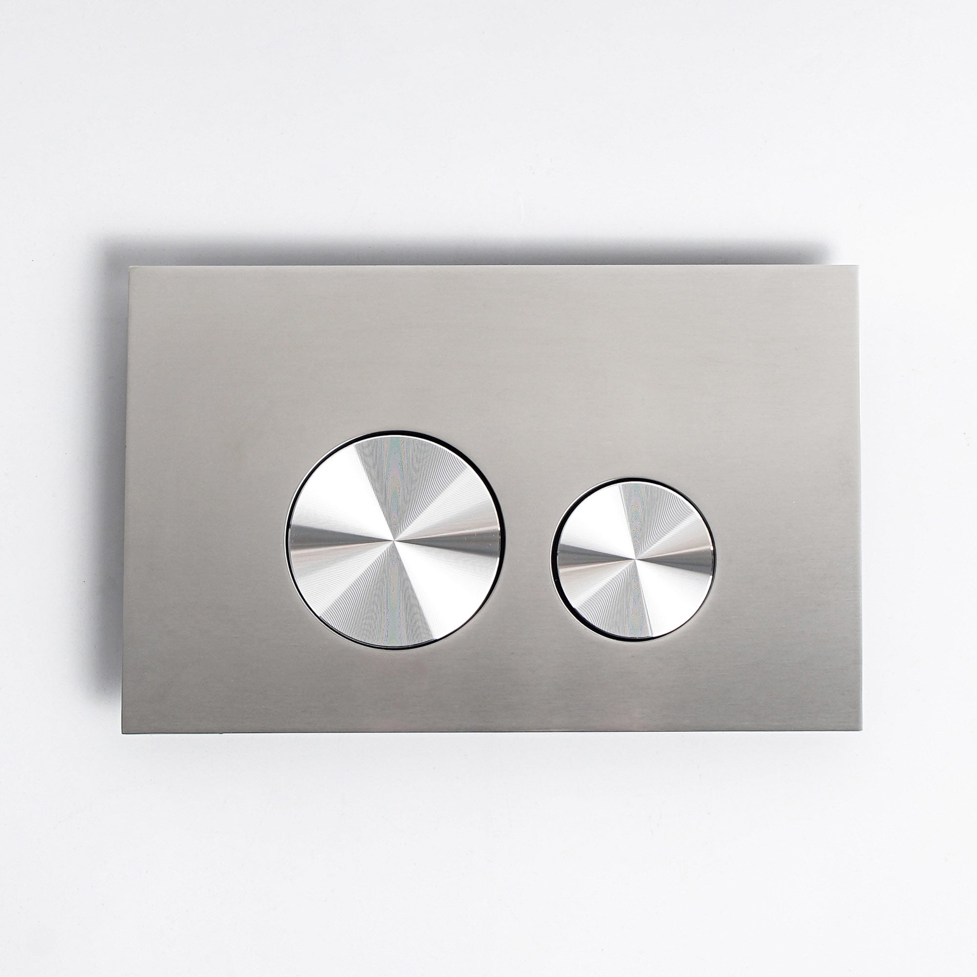 Gombpanel rozsdamentes acél / matt ezüst - Kompatibilis Geberit Sigma (UP 320) modellekhez