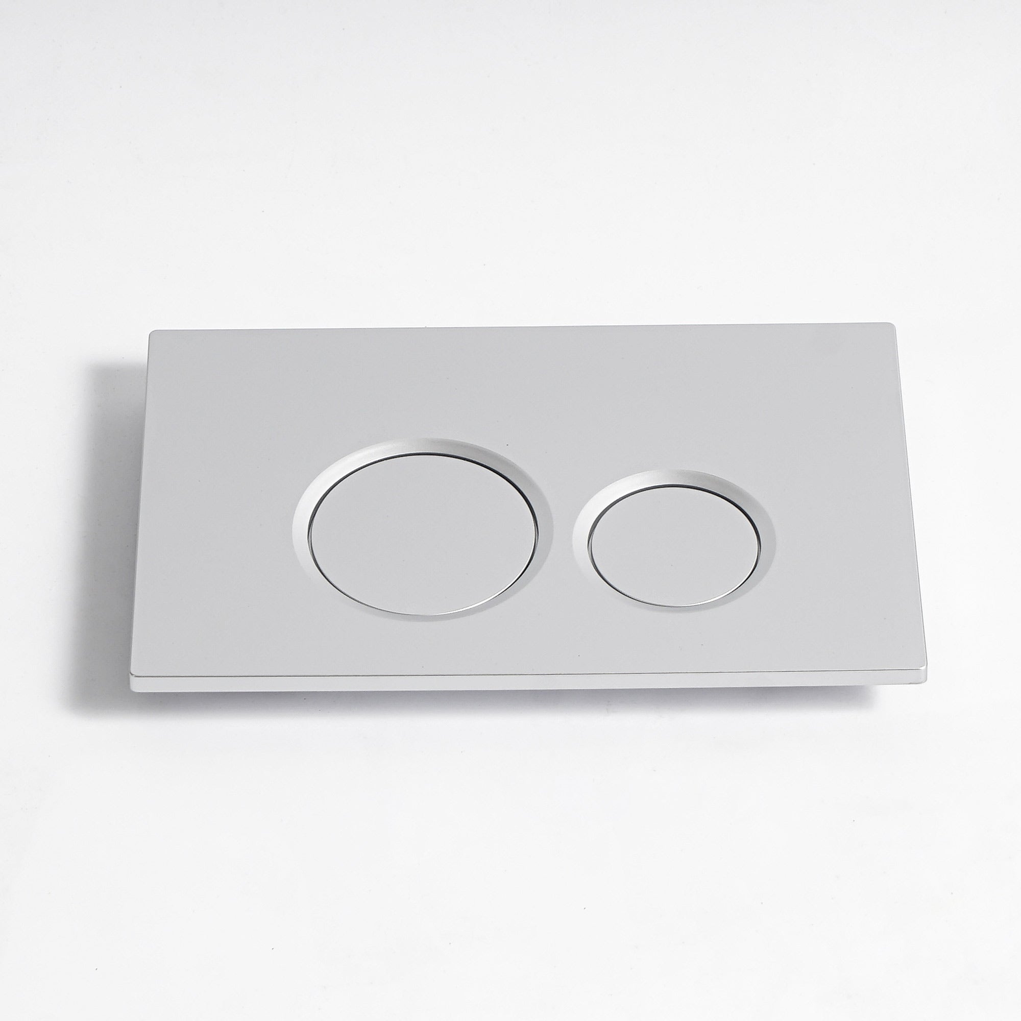 Placa pulsadora de plata mate - Compatible con Geberit Sigma (UP 320)