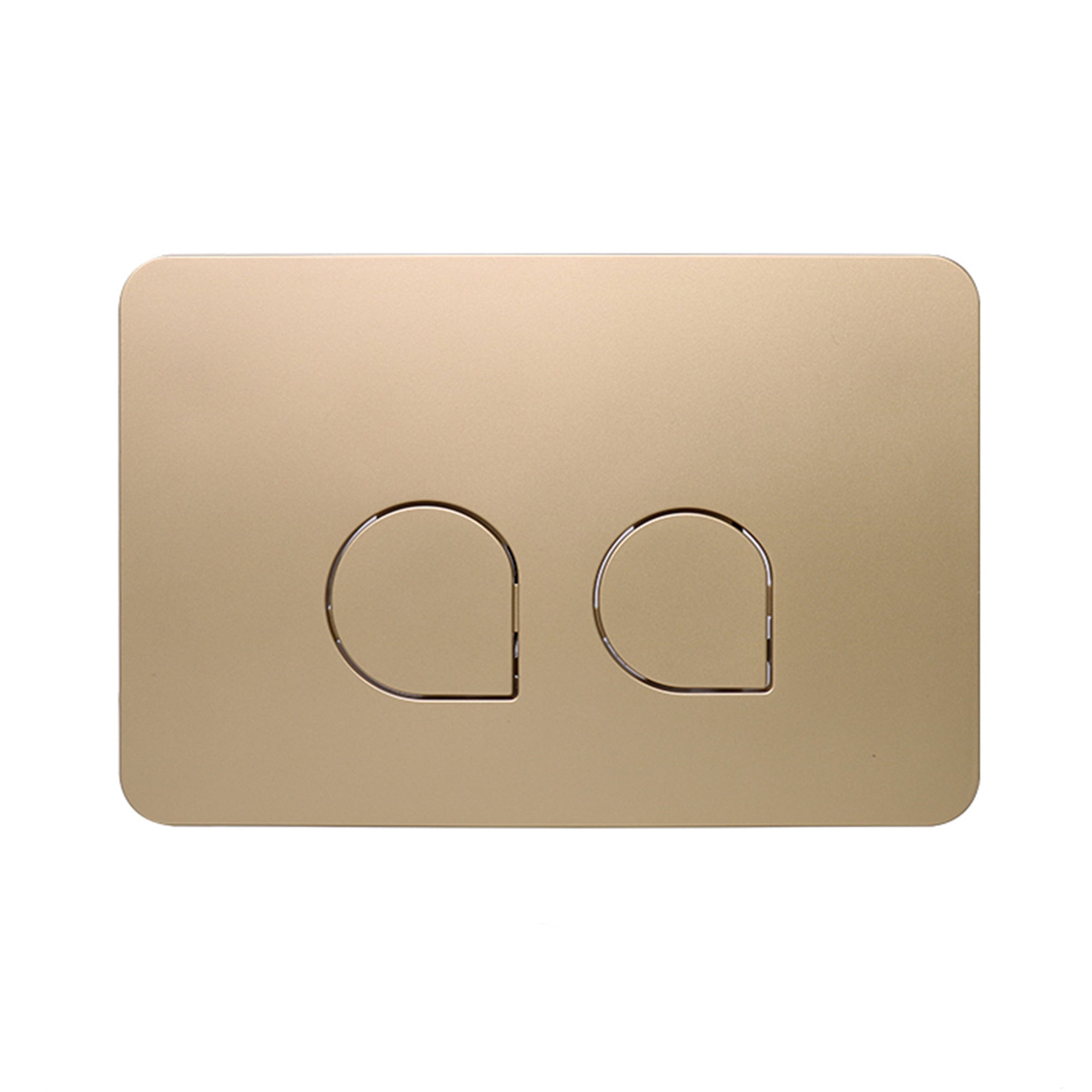 Drückerplatte 520 aus ABS in Gold - Kompatibel mit Geberit Sigma