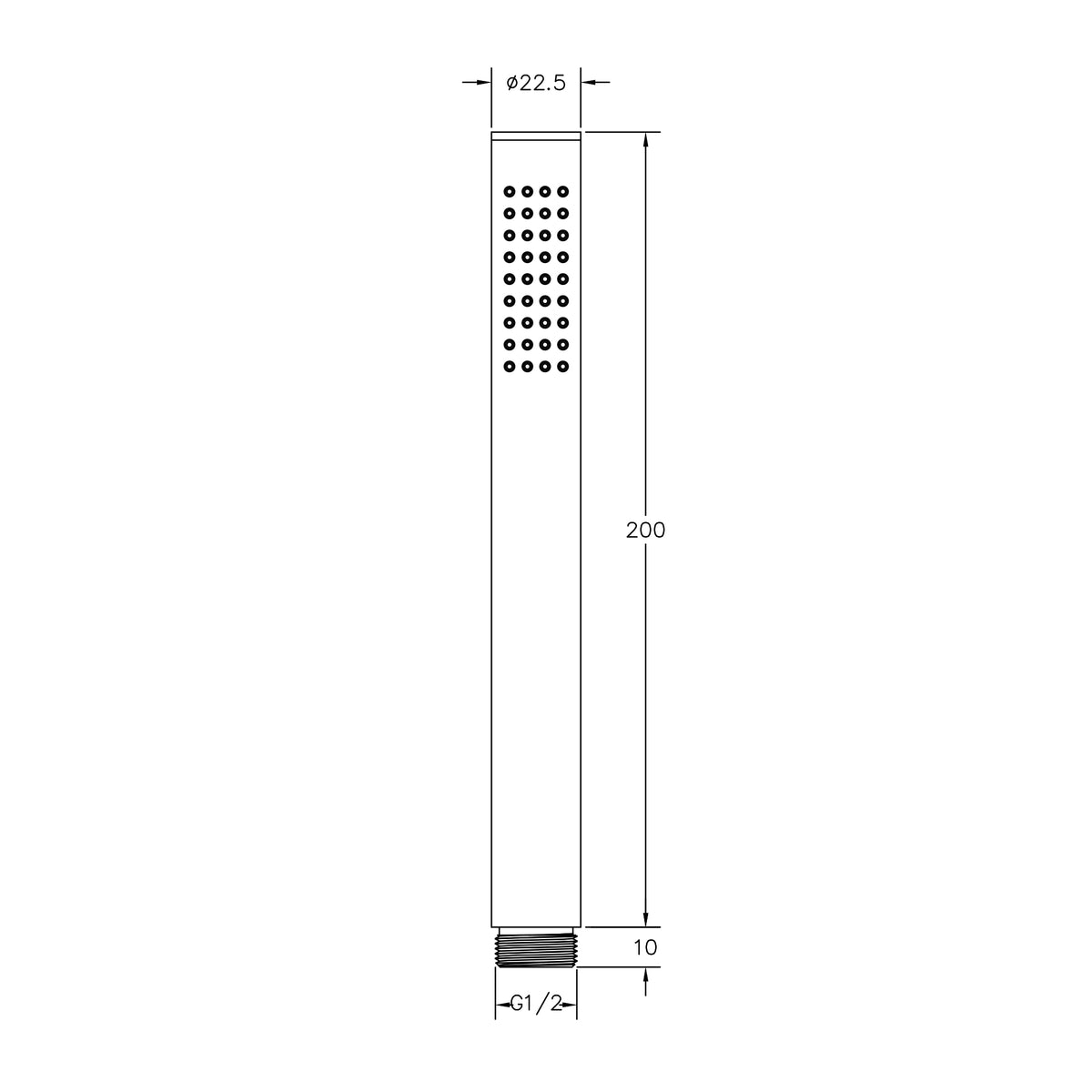 Park 2.0 Unterputz Thermostat 2-Wege Duscharmatur mit Handbrause in Bronze Gebürstet