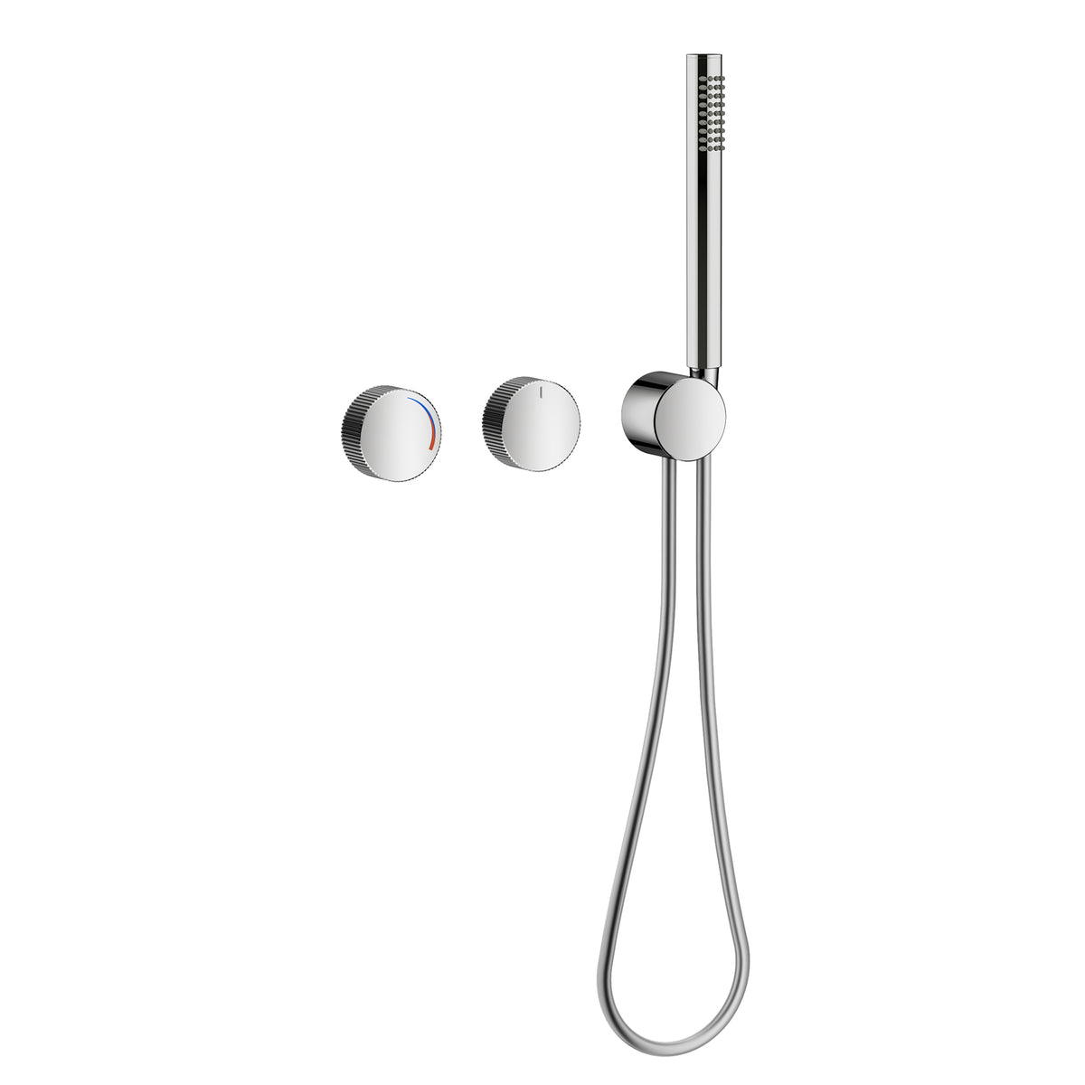 Park 2.0 Unterputz Thermostat 2-Wege Duscharmatur mit Handbrause in Chrom