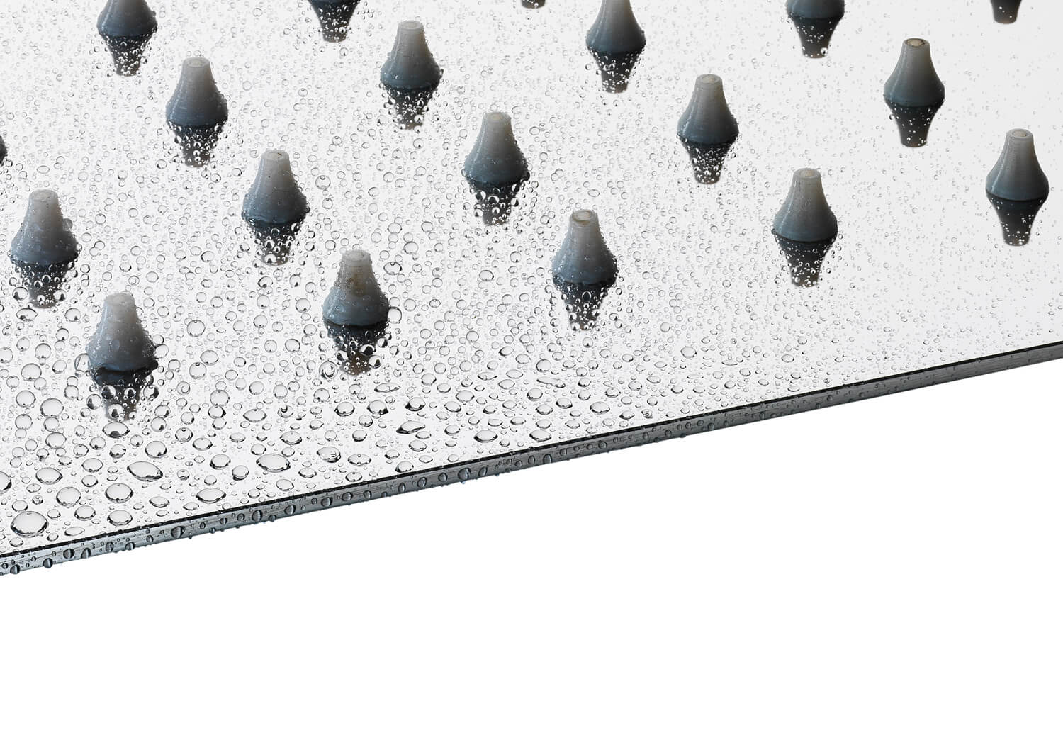 Luxus Edelstahl 500*500 Regendusche mit 361 (!!) Düsen 50 cm Duschkopf