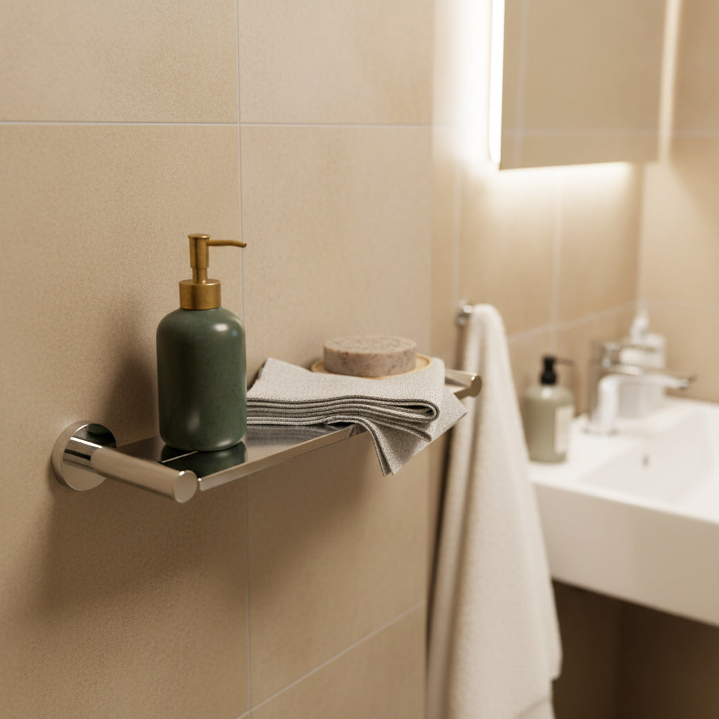 Zuhanypolc Stilform Highline sorozat, krómozott