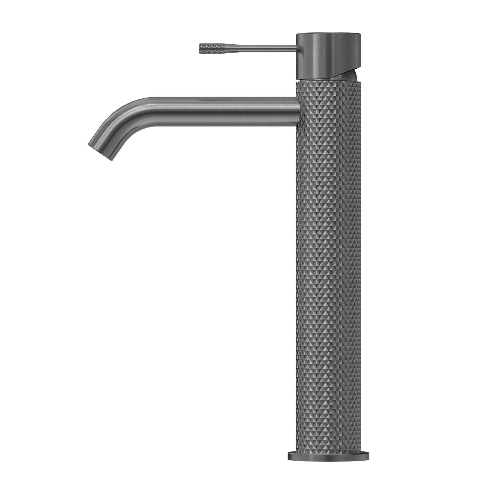 Mitigeur de lavabo Stilform série Iconic, version haute, finition Gunmetal
