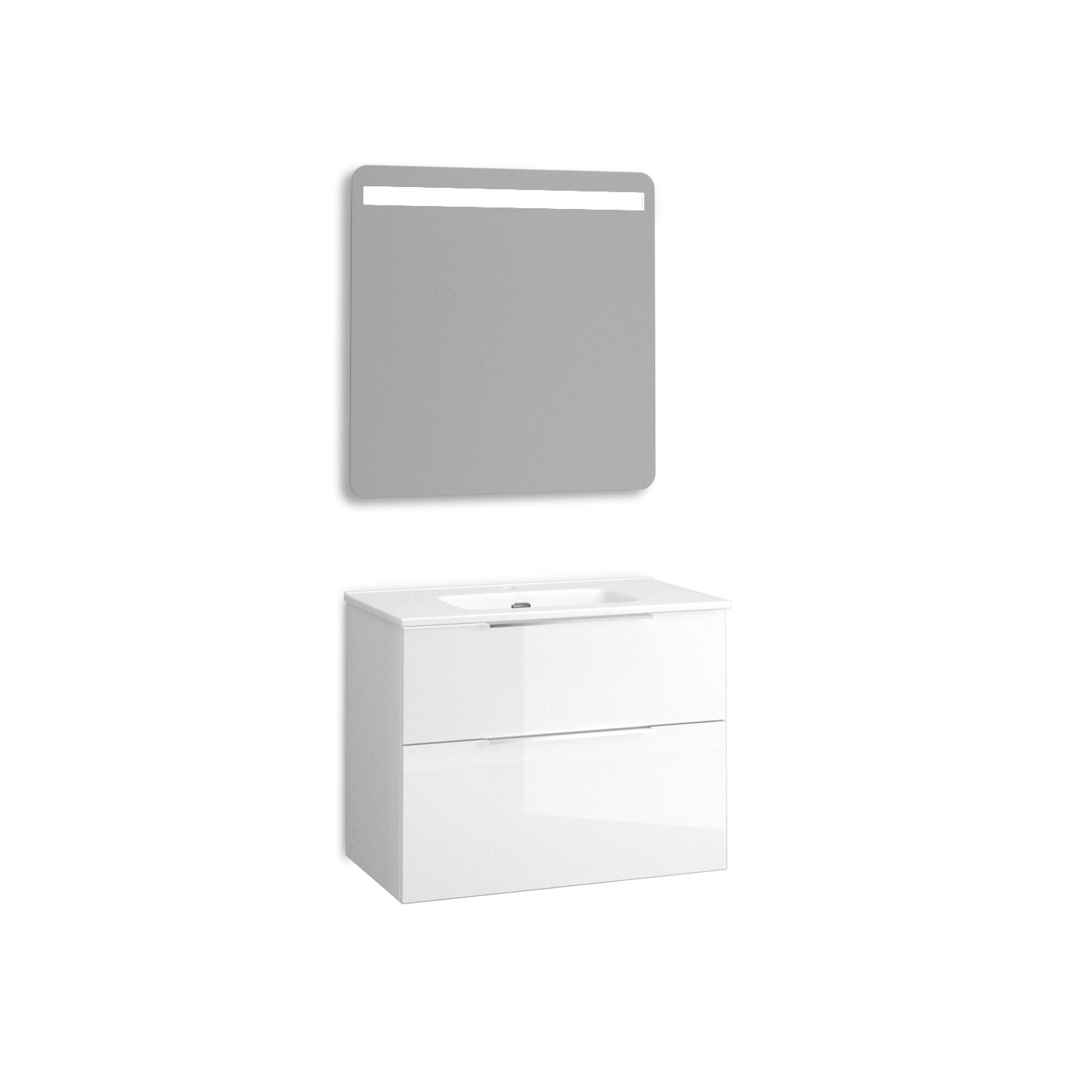 Stilform Galaxy Meuble-lavabo avec sous-meuble, disponible en plusieurs couleurs et dimensions : 60, 70, 80, 100 cm