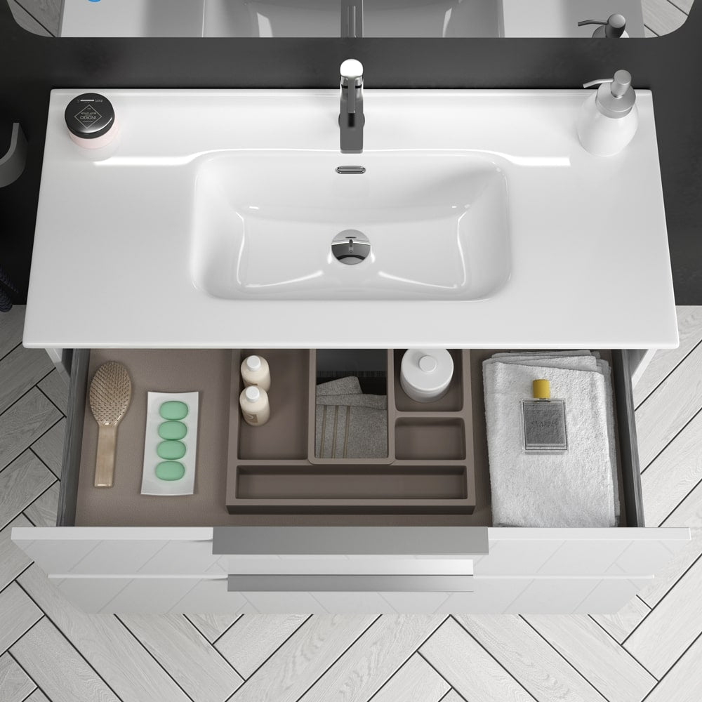 Stilform Galaxy Meuble-lavabo avec sous-meuble, disponible en plusieurs couleurs et dimensions : 60, 70, 80, 100 cm