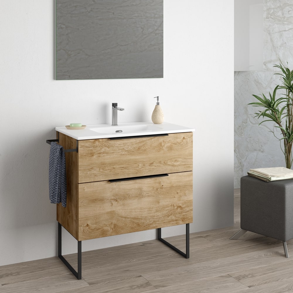 Stilform Galaxy Meuble-lavabo avec sous-meuble, disponible en plusieurs couleurs et dimensions : 60, 70, 80, 100 cm