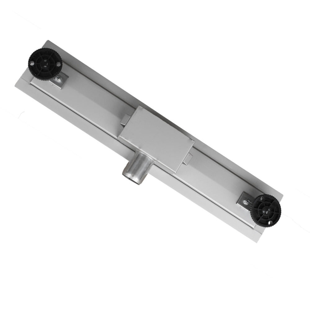 Canaletta doccia professionale con griglia di scarico 60-140cm in acciaio inox