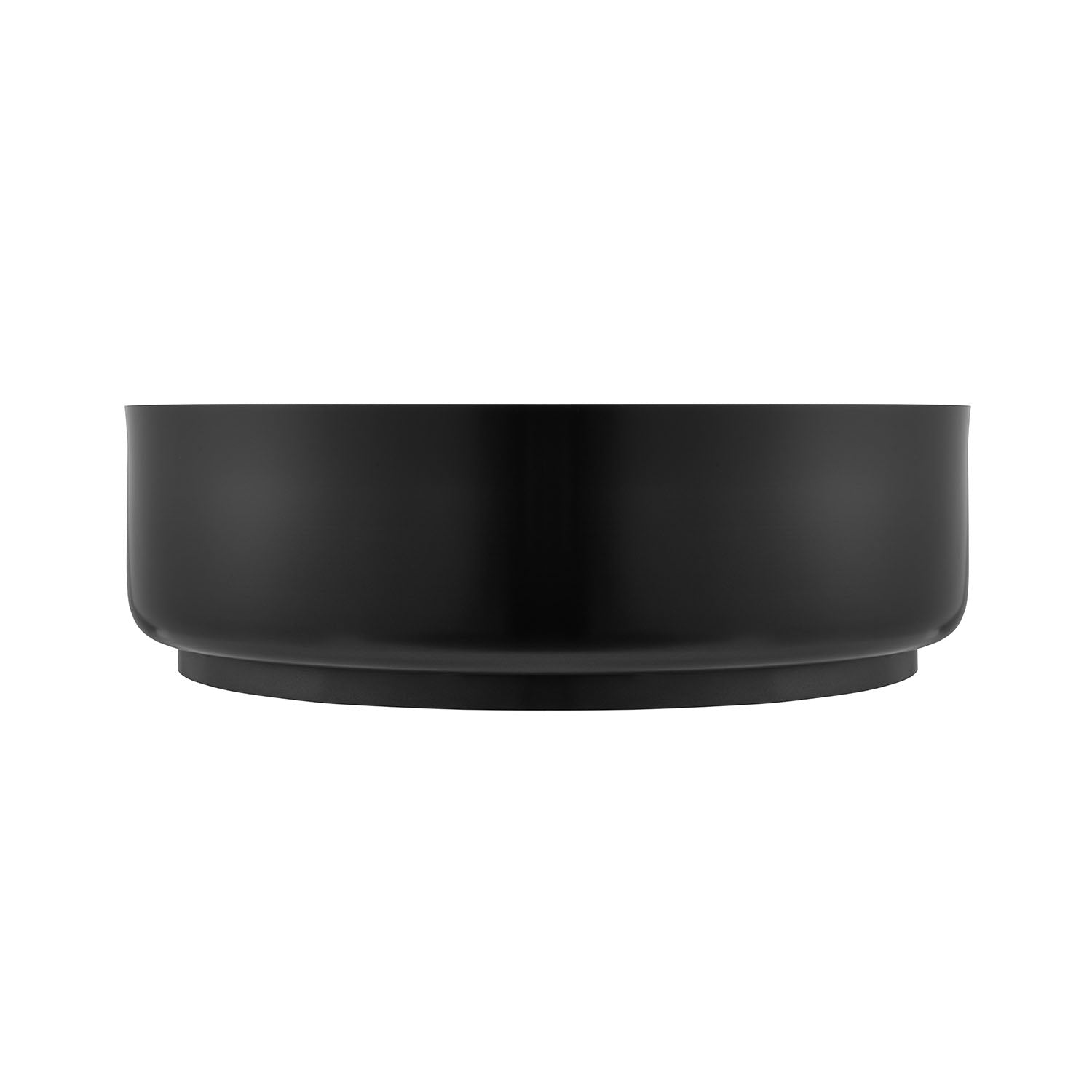 Lavabo Park en acier inoxydable gunmetal brossé, pose sur plan, sans trou de robinet, 40 cm