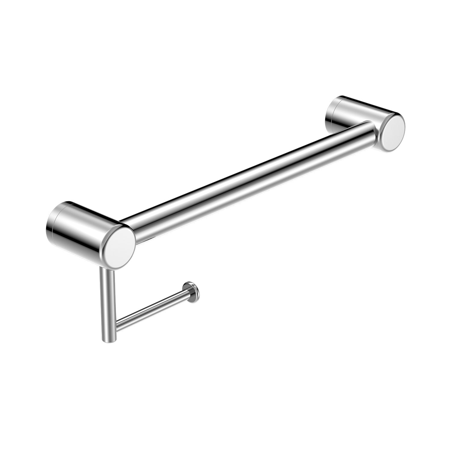 Mecca CARE 32-MM držák na toaletní papír s opěrnou rukojetí pro WC 450 mm
