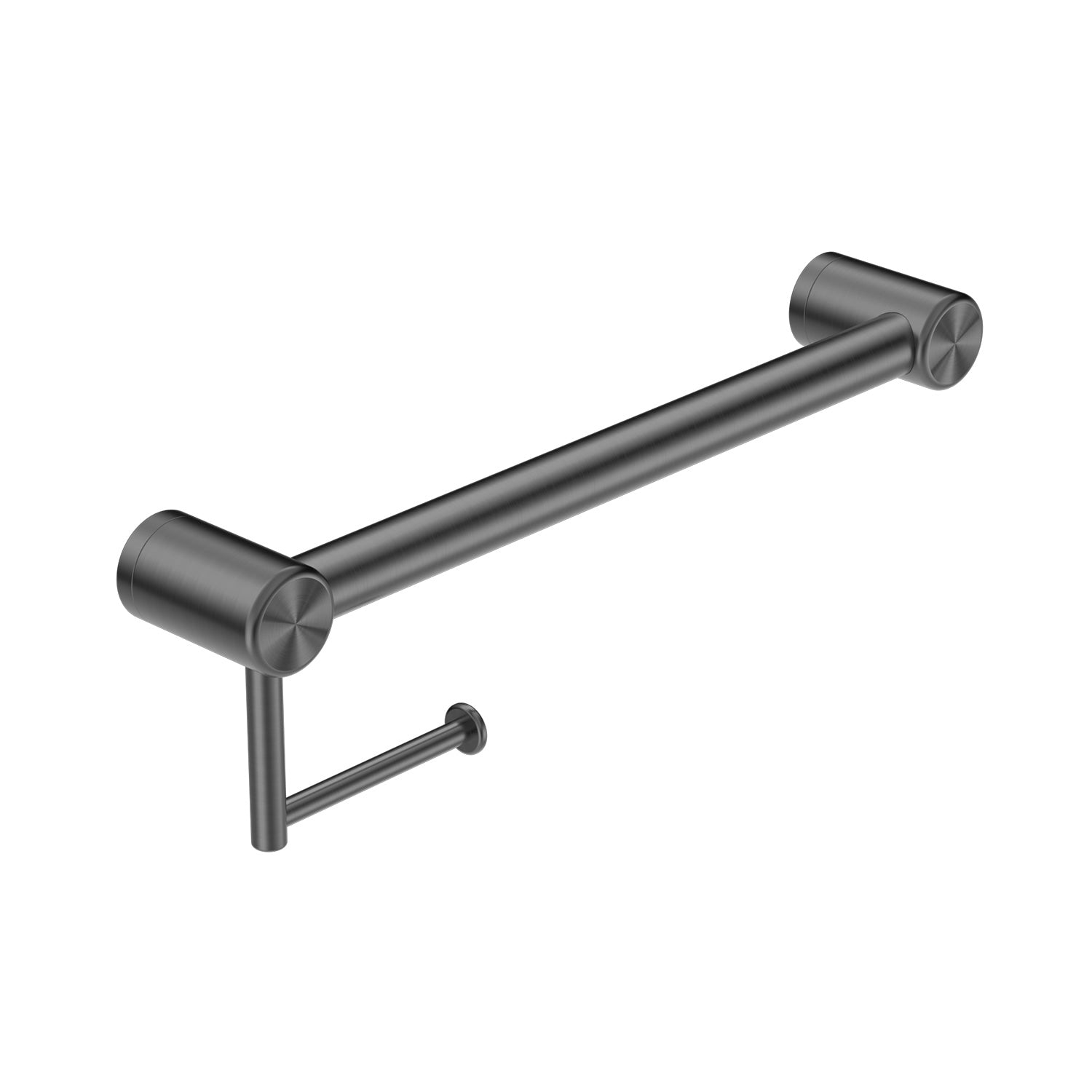 Mecca CARE 32-MM držák na toaletní papír s opěrnou rukojetí pro WC 450 mm