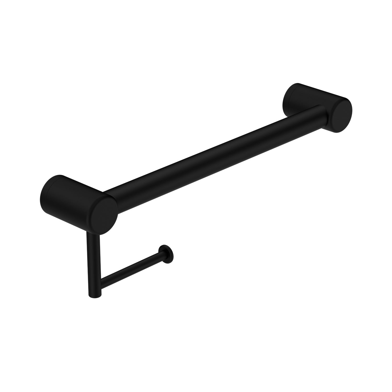 Mecca CARE 32-MM držák na toaletní papír s opěrnou rukojetí pro WC 450 mm